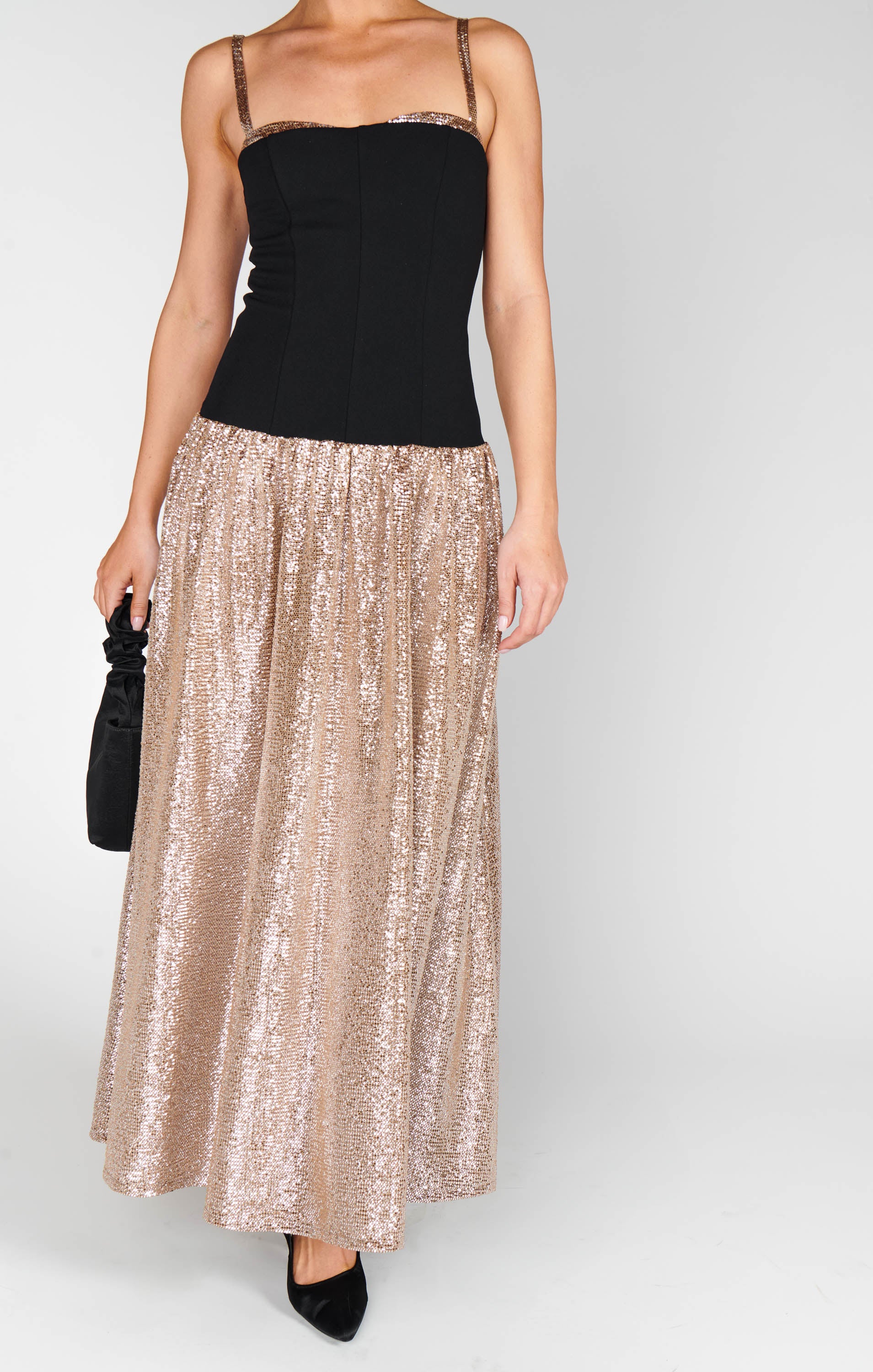 Hepburn Midi Dress ~ Silver Confetti - Image 6