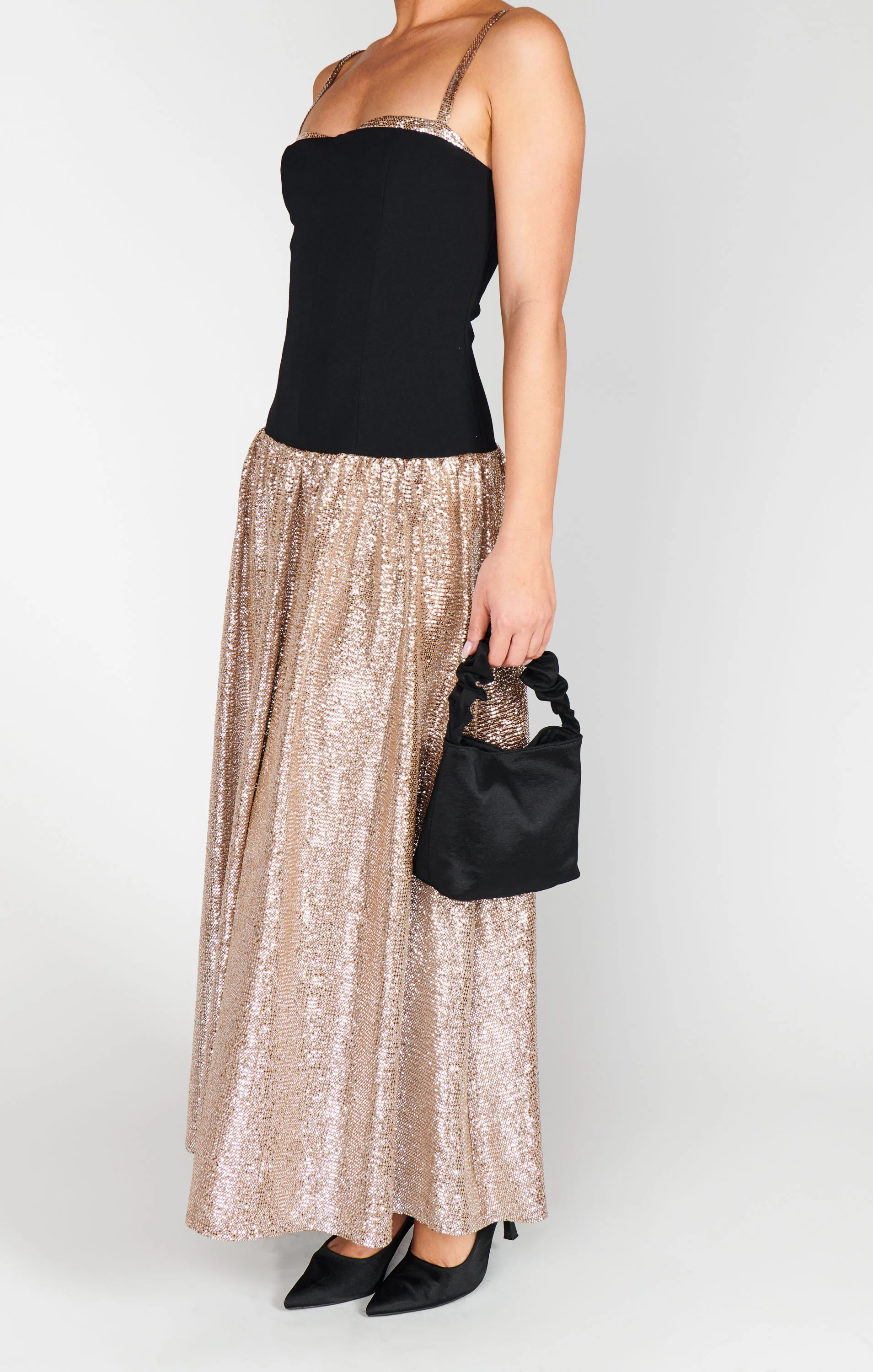Hepburn Midi Dress ~ Silver Confetti - Image 7