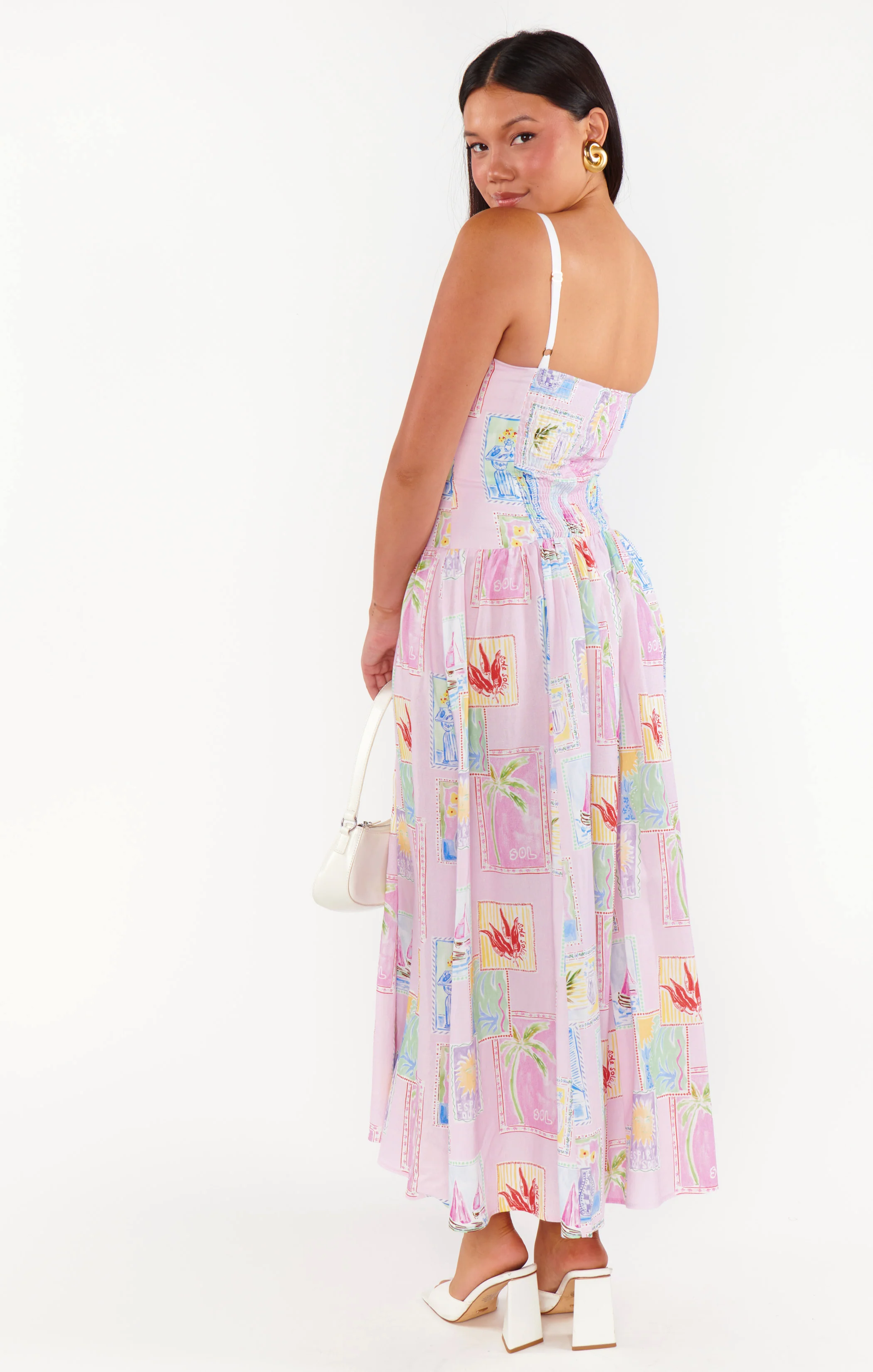 Hepburn Midi Dress ~ Summer Soleil Linen - Image 6