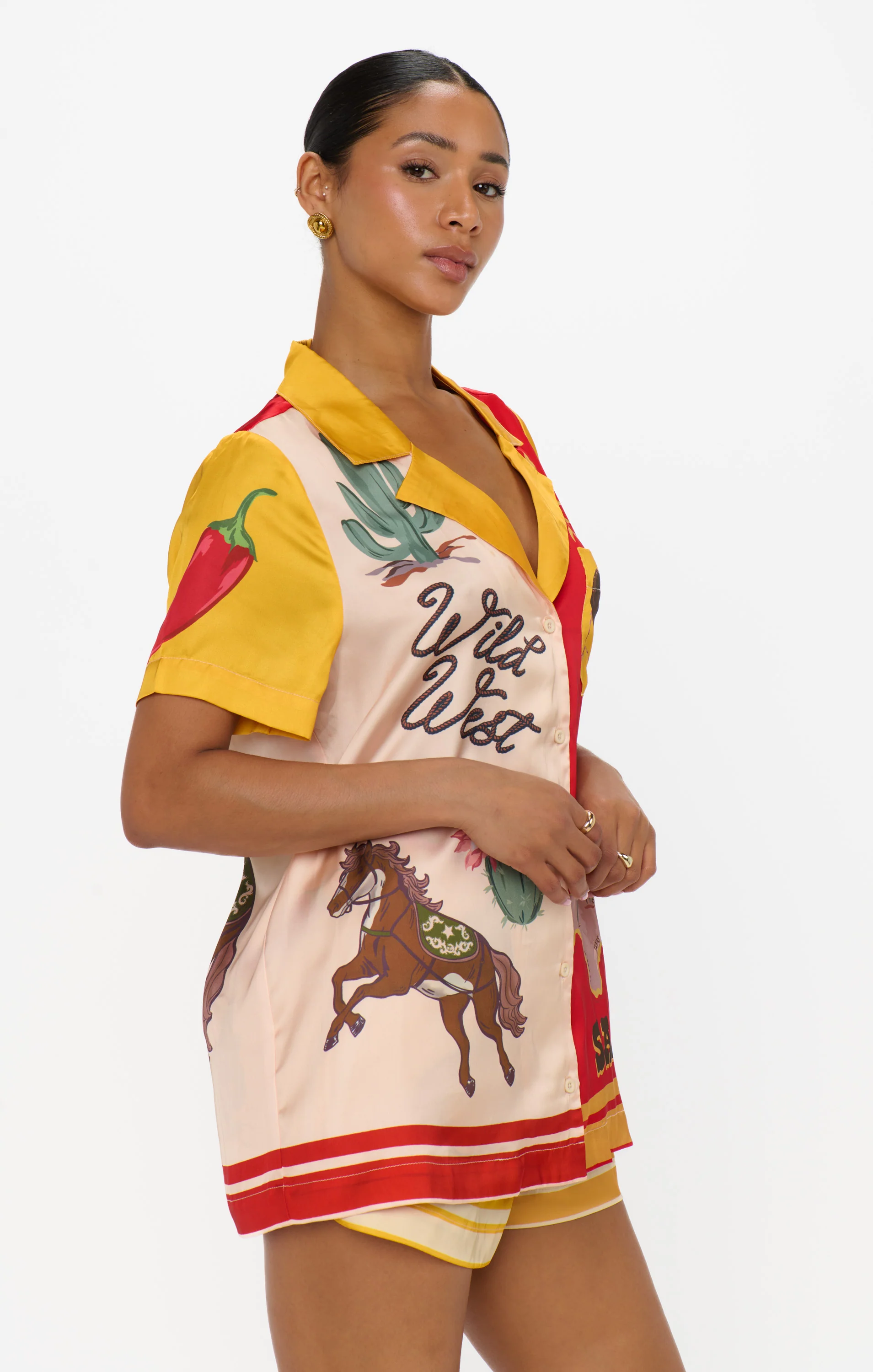 Home and Away PJ Set ~ Lone Star Silky - Image 7