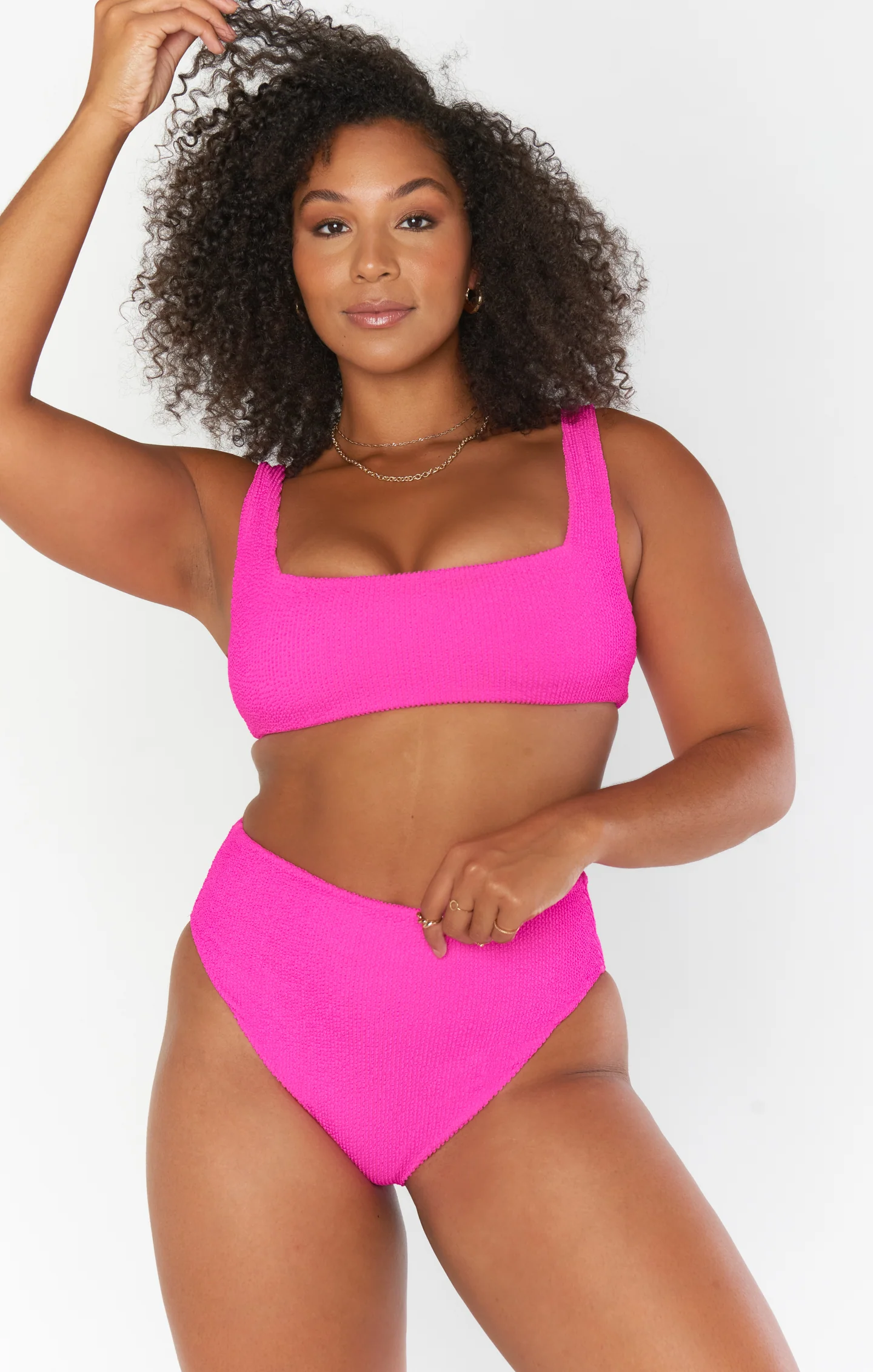 Hot Tub Top ~ Hot Pink Scrunch - Image 16