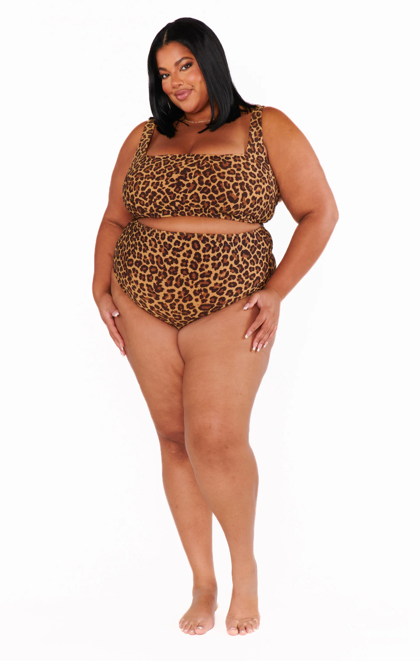 Hot Tub Top ~ Leopard Contour Scrunch - Image 11