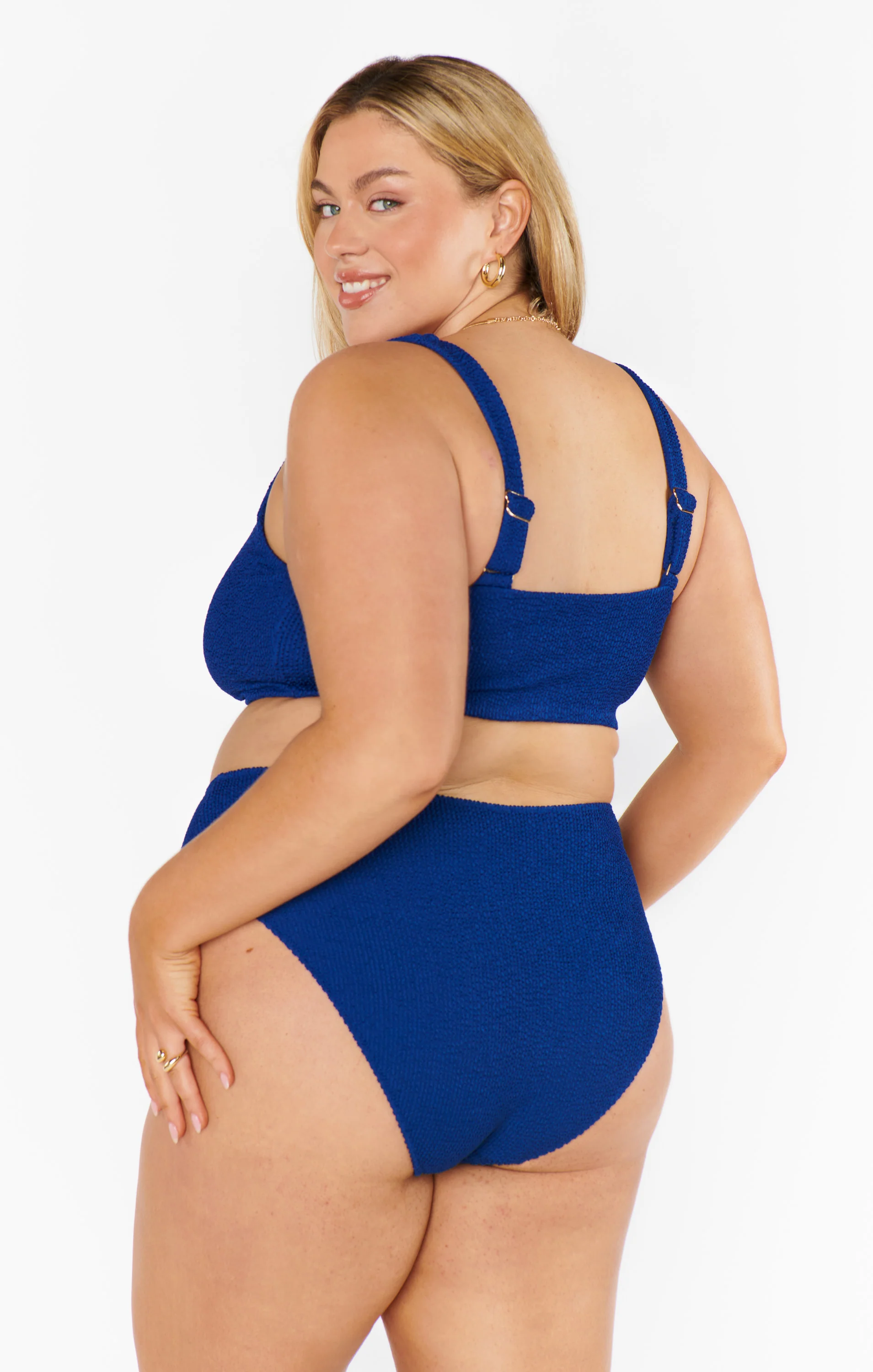 Hot Tub Top ~ Navy Scrunch - Image 10