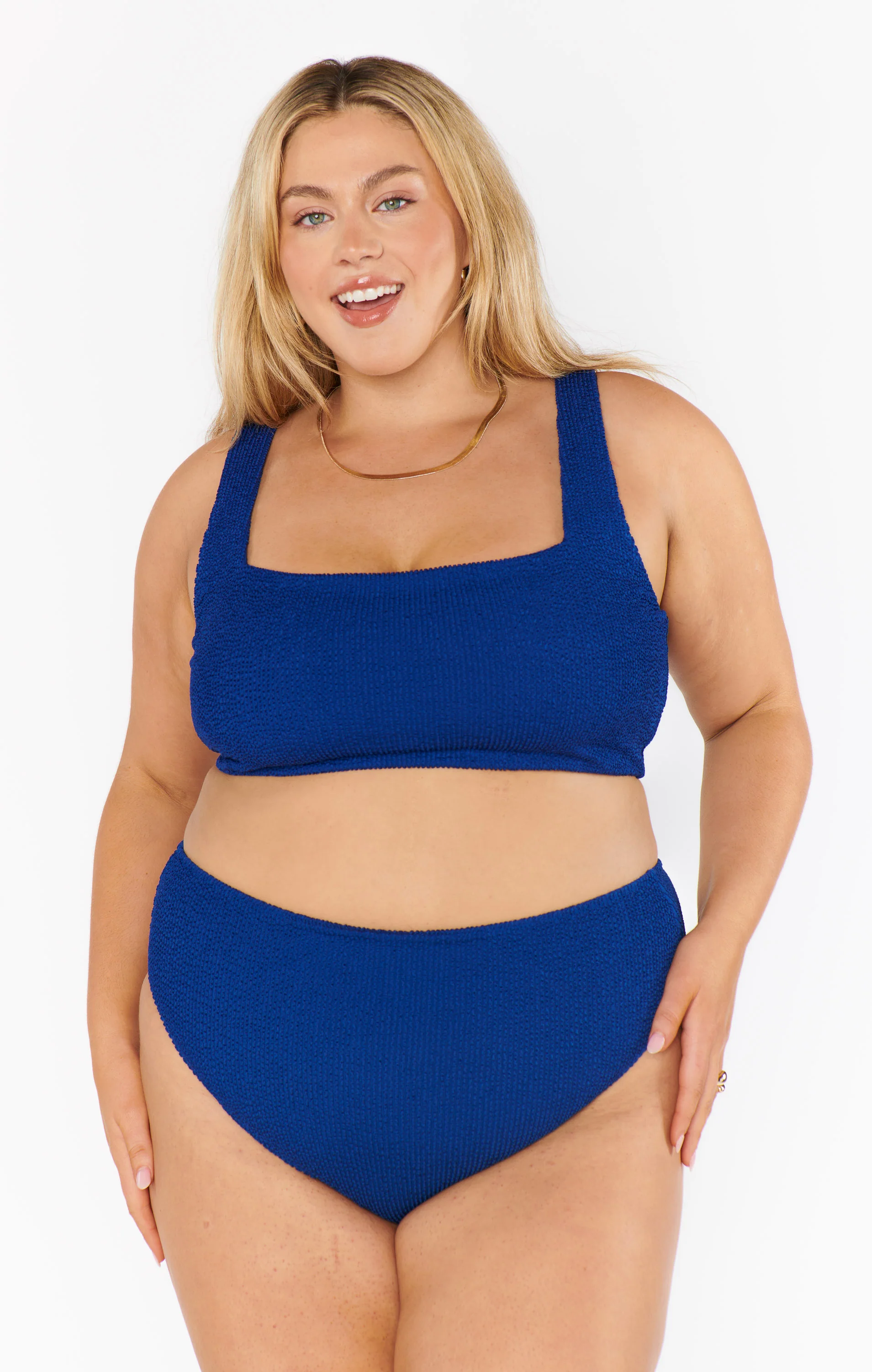 Hot Tub Top ~ Navy Scrunch - Image 14
