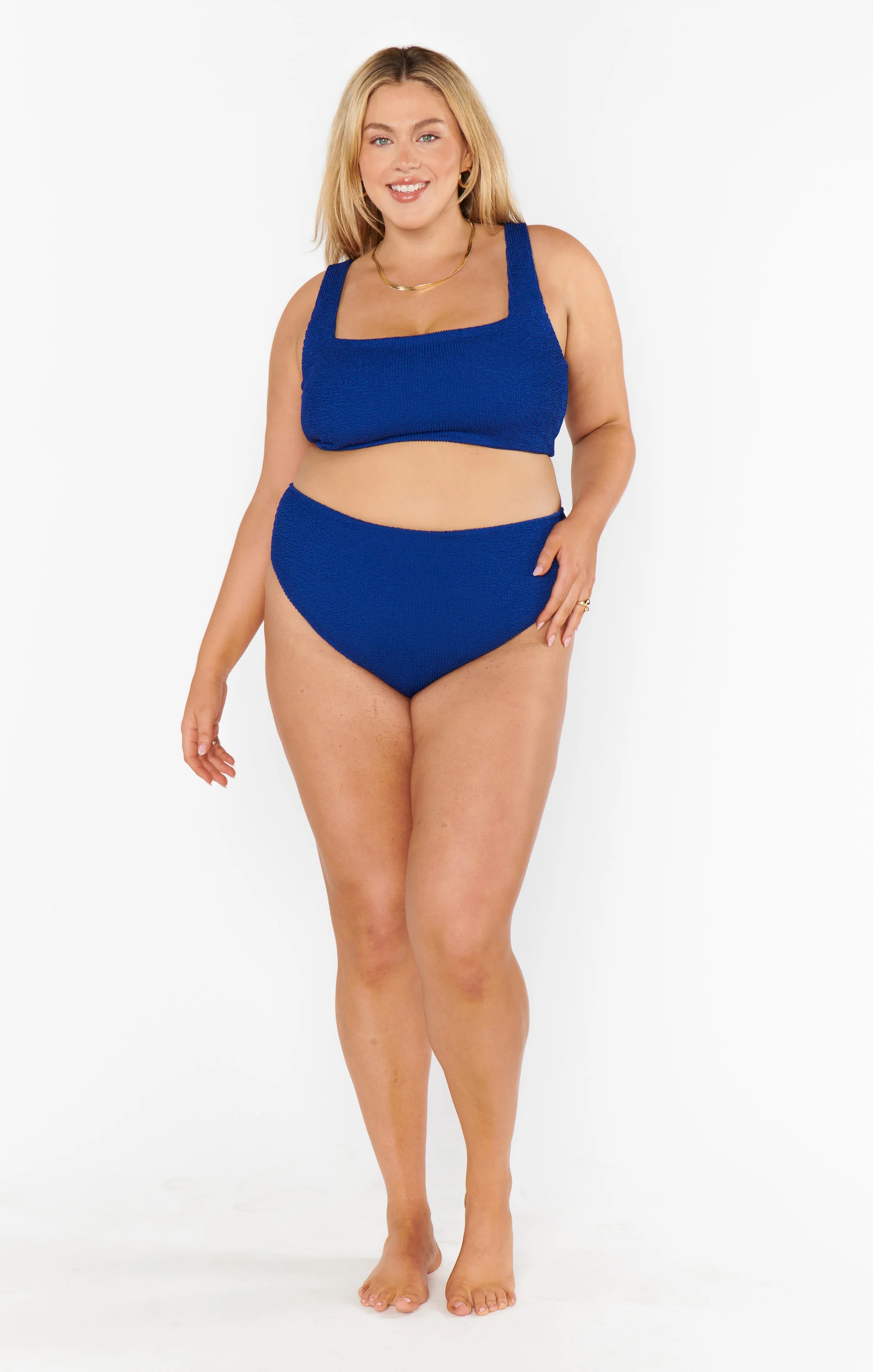 Hot Tub Top ~ Navy Scrunch - Image 5