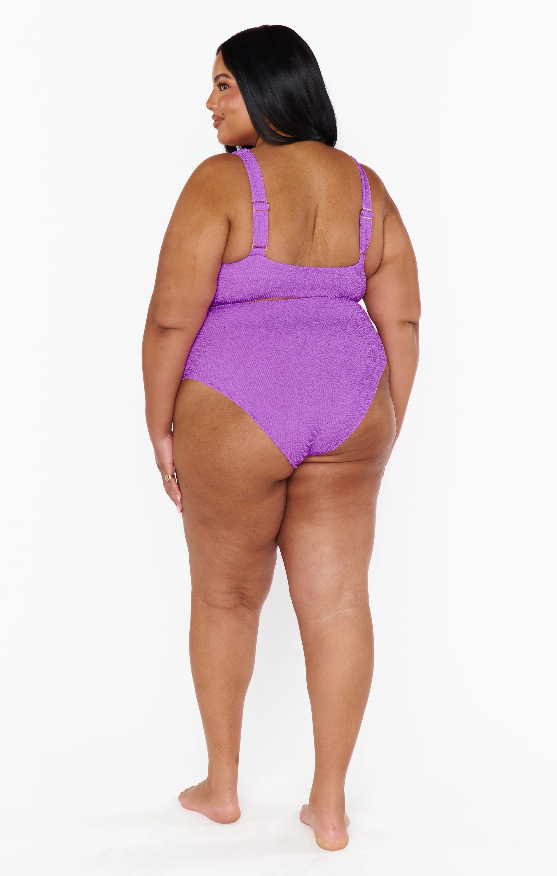 Hot Tub Top ~ Ultra Violet Scrunch - Image 6