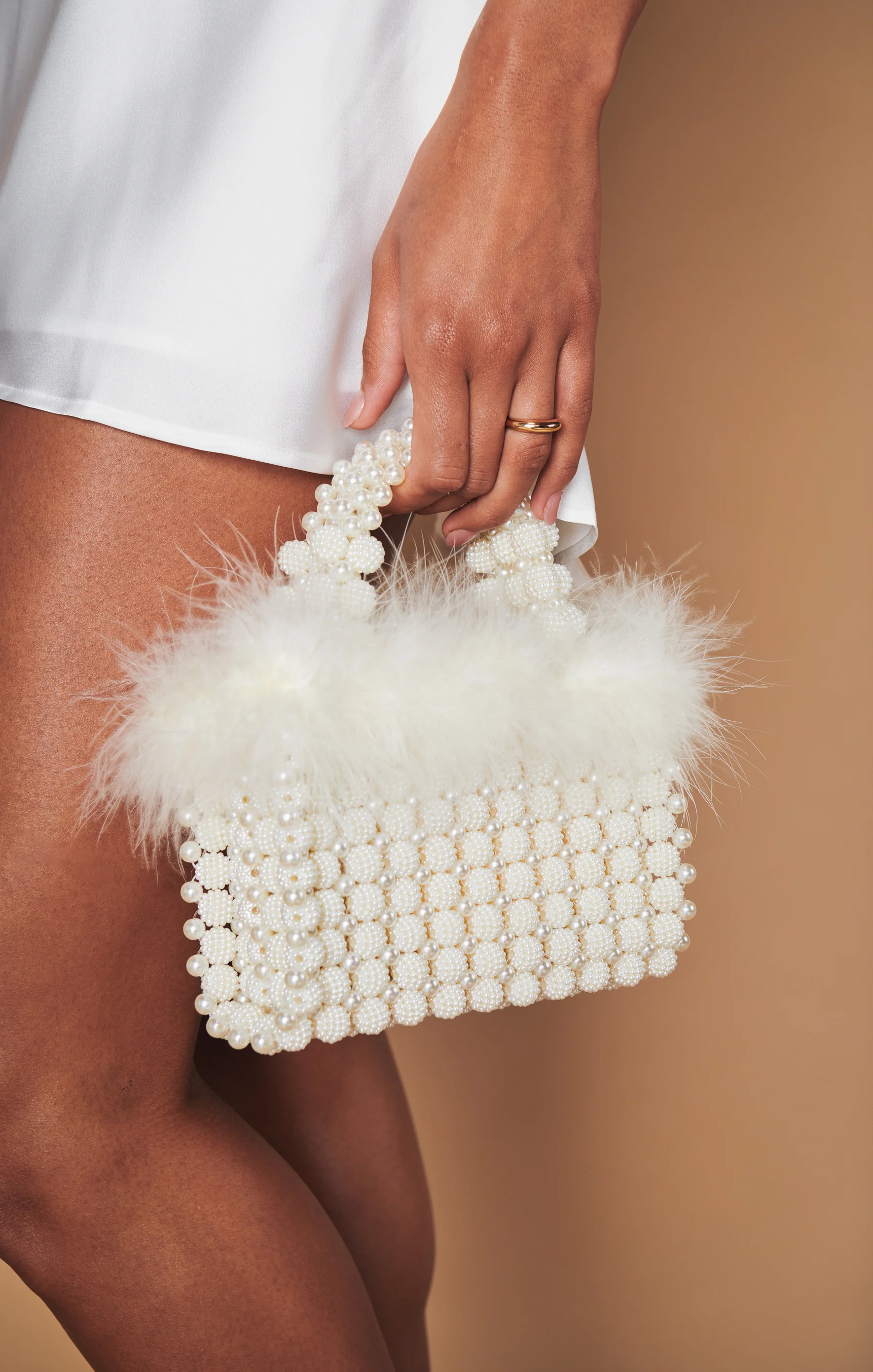 I Do Bag ~ Ivory Beaded - Image 3