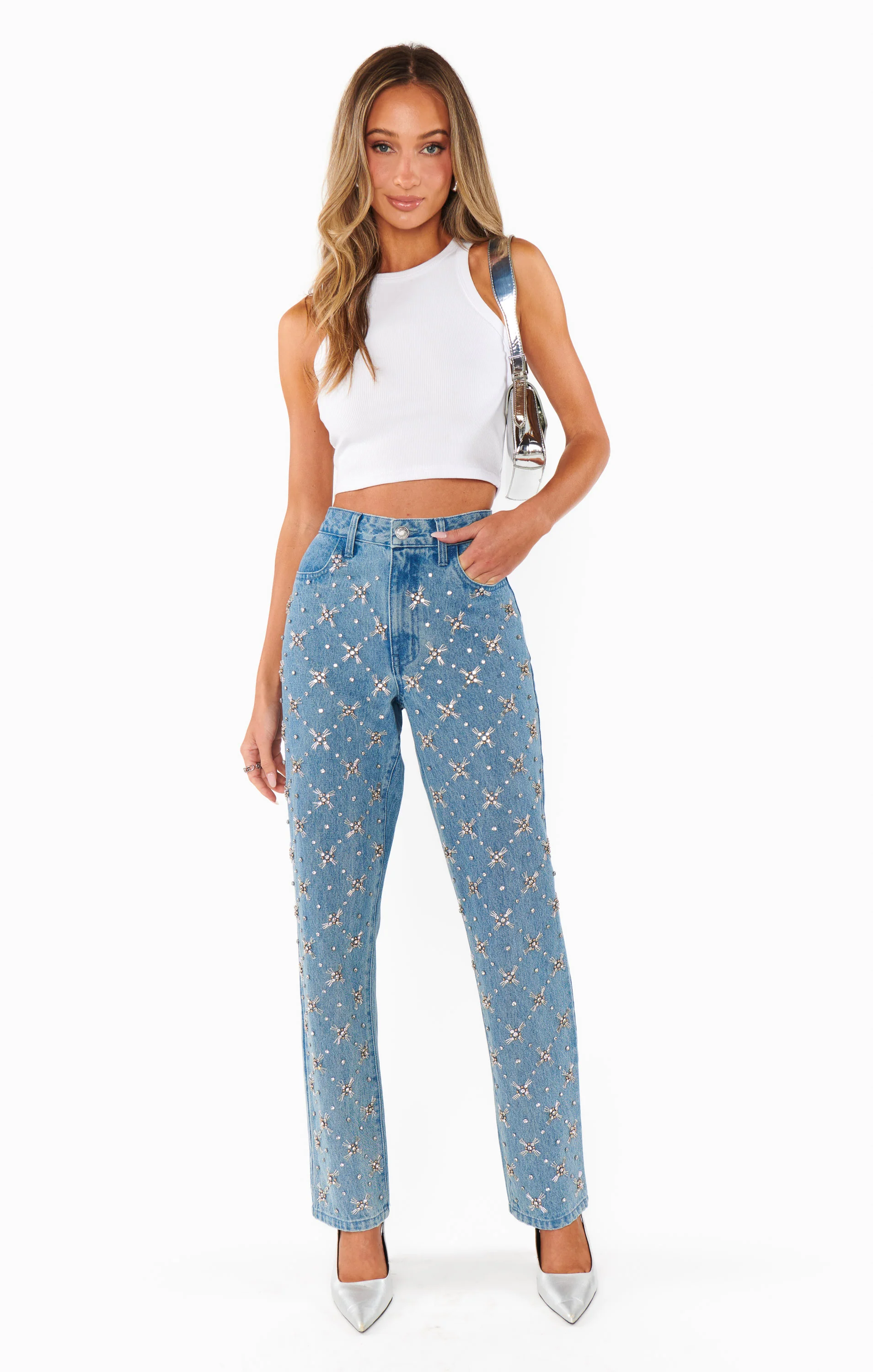 Icon Jeans ~ Jeweled Indigo - Image 3