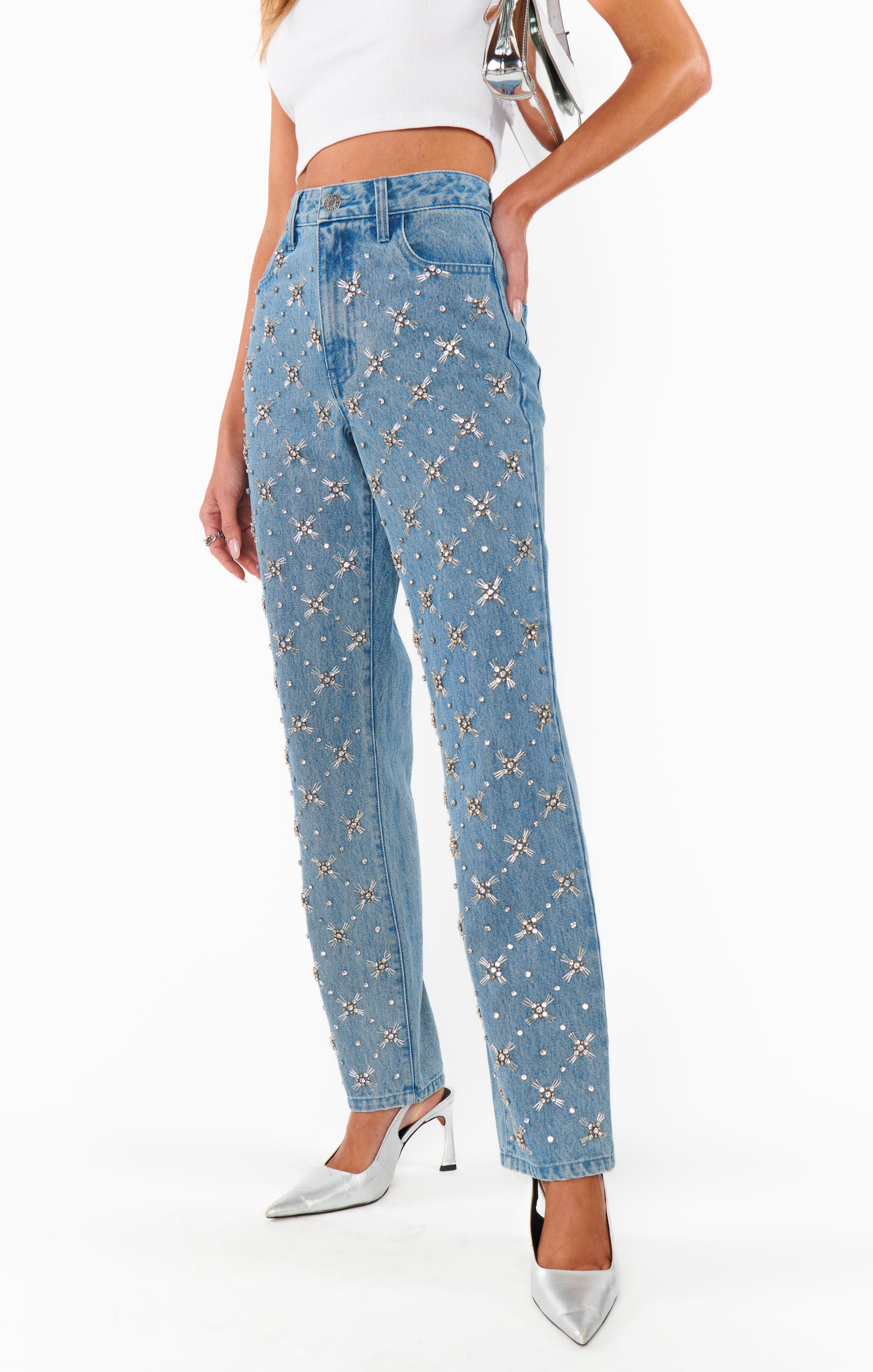 Icon Jeans ~ Jeweled Indigo - Image 4