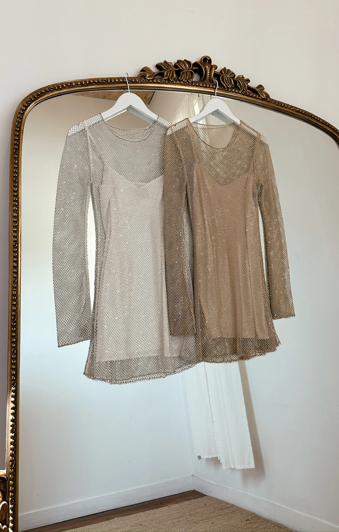 Iconic Mini Dress ~ White Glitz - Image 2