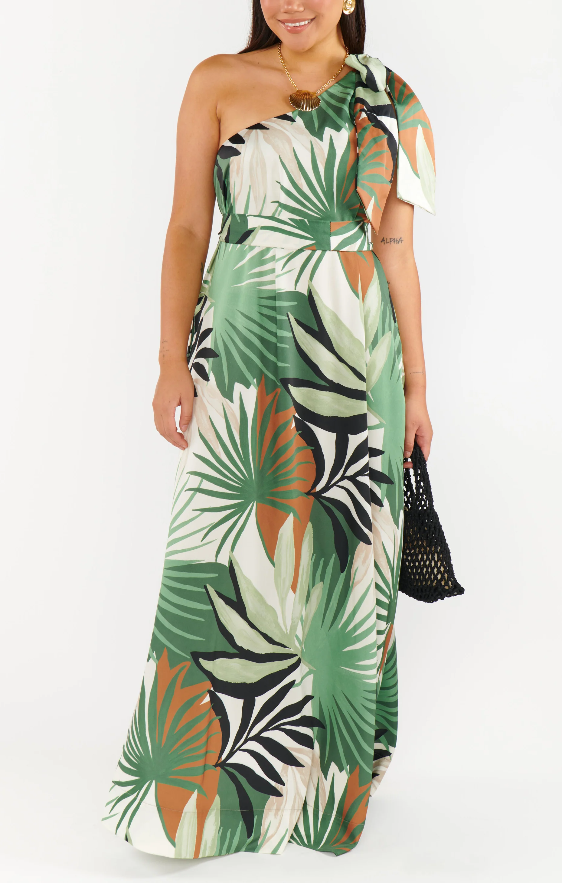 Jackie Maxi Dress ~ Caribbean Palms - Image 4