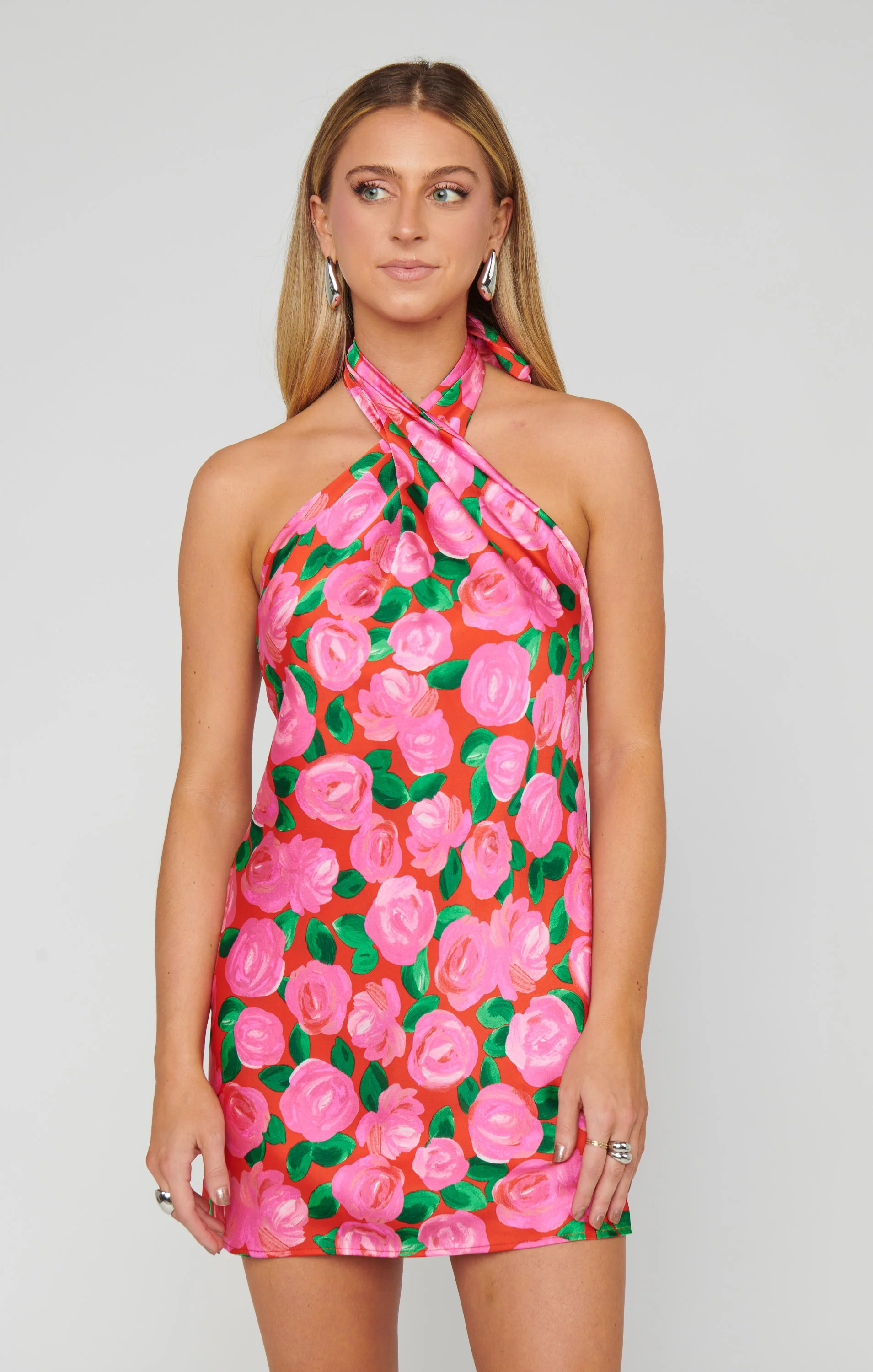 Jasmine Tie Mini Dress ~ Rosie Blooms - Image 2