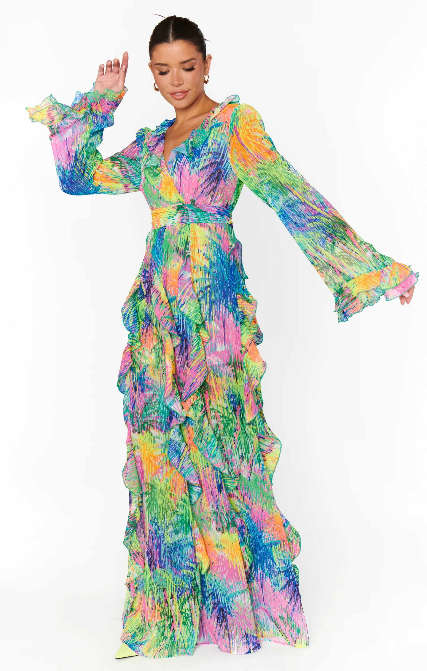 Jenny Ruffle Maxi Dress ~ Everhart Palms - Image 5