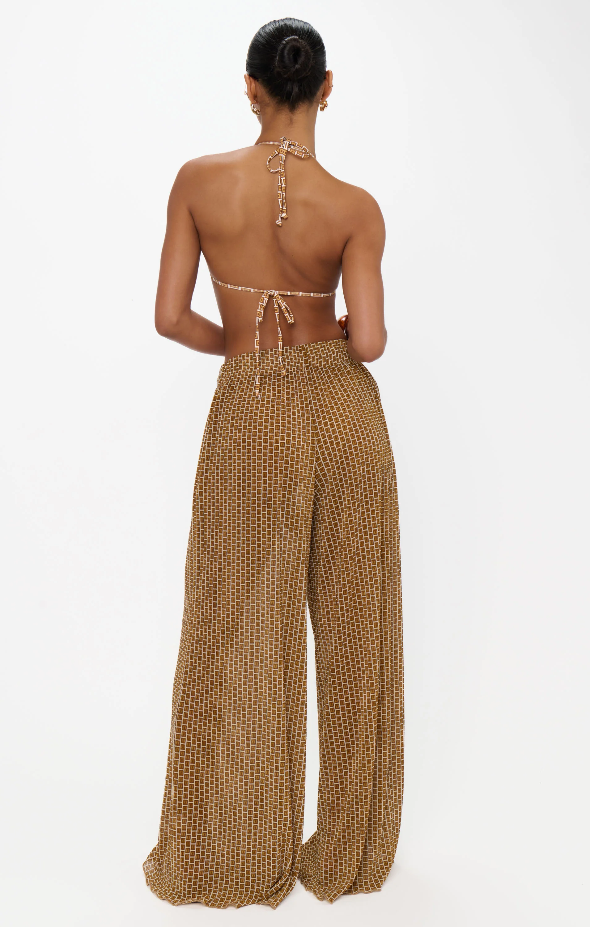 Jet Setter Pants ~ Beachy Bronze Geo - Image 6