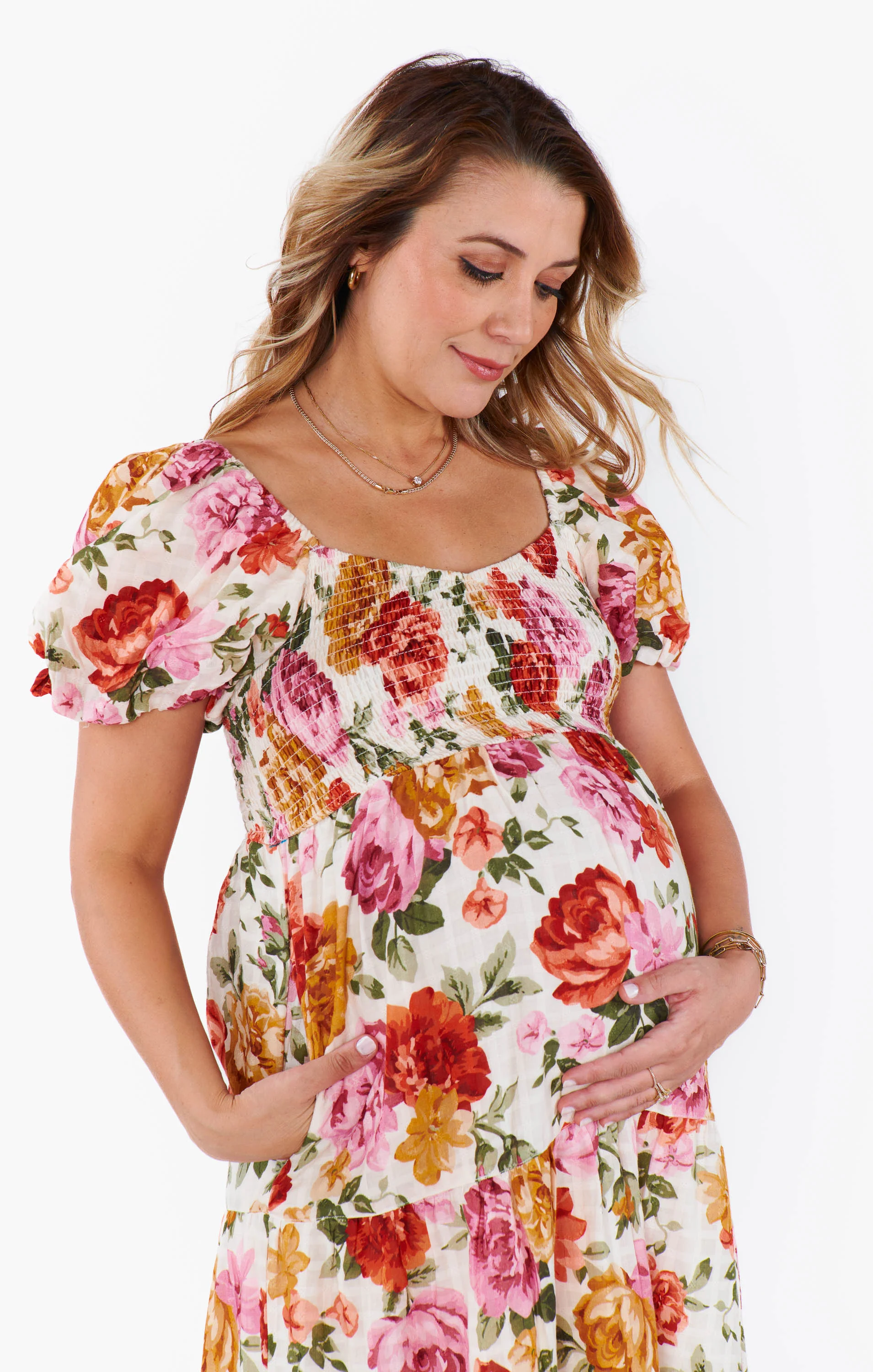Joanna Maxi Dress ~ Ivory Hillside Floral - Image 10