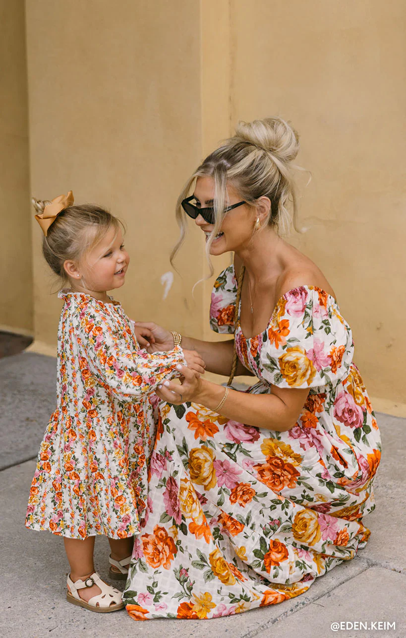 Joanna Maxi Dress ~ Ivory Hillside Floral - Image 3