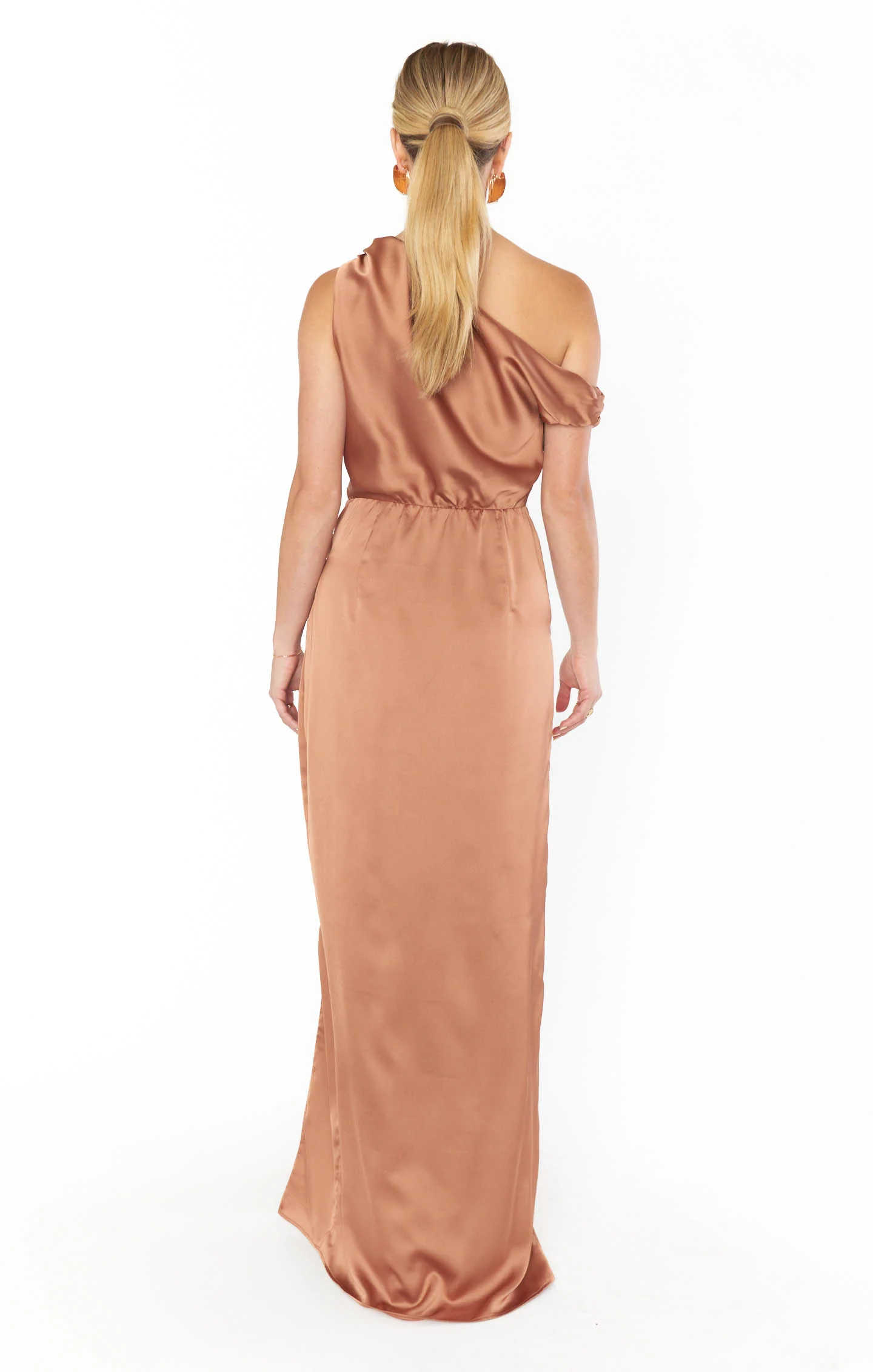 Jodie Dress ~ Copper Luxe Satin - Image 5