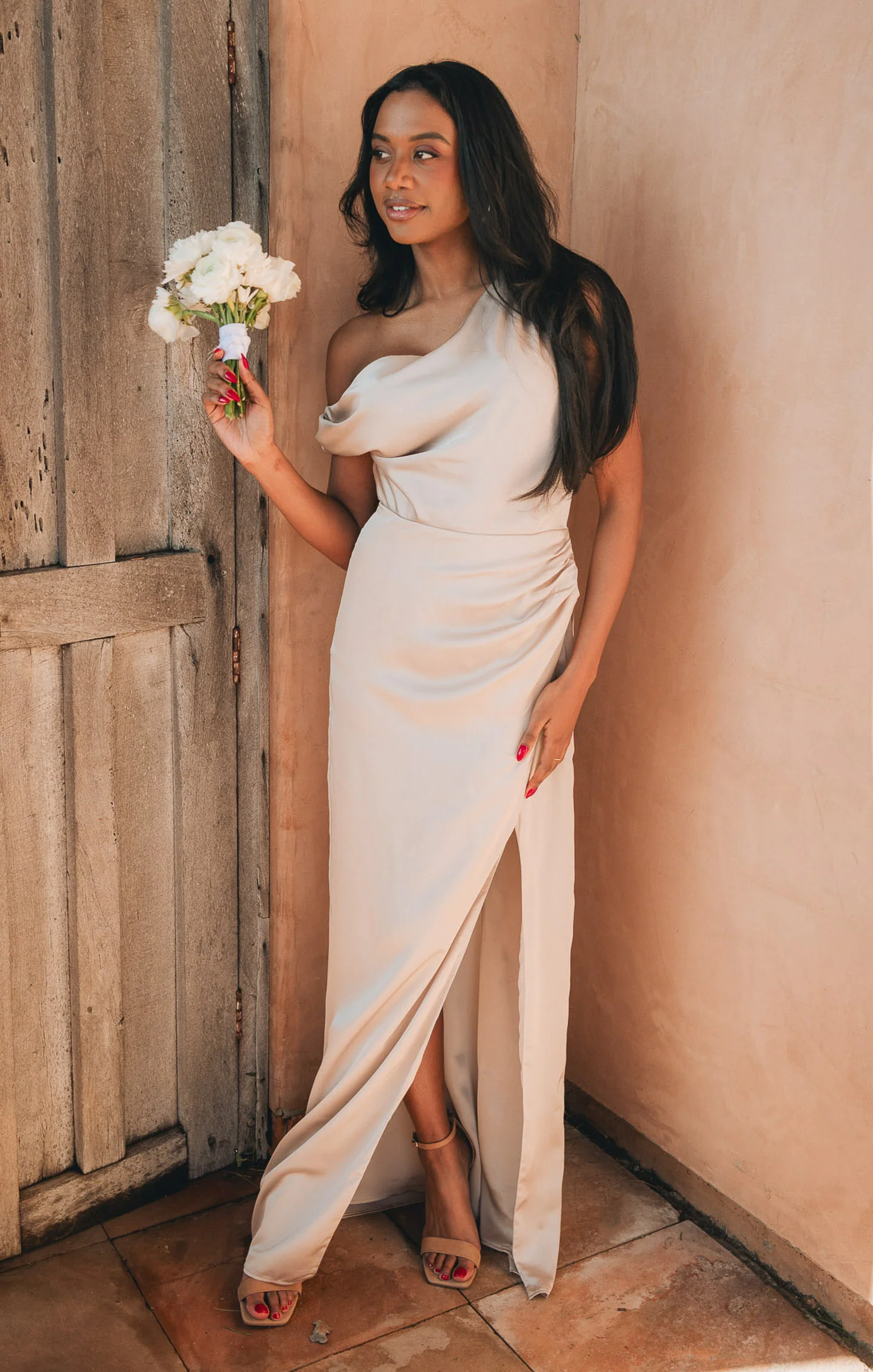 Jodie Dress ~ Show Me The Ring Luxe Satin - Image 3