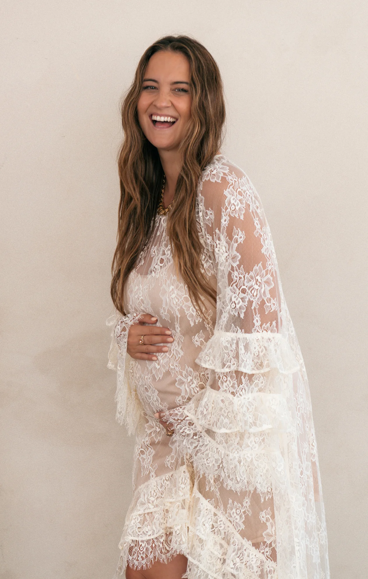 Joelle Maxi Dress ~ Dainty White Lace - Image 8