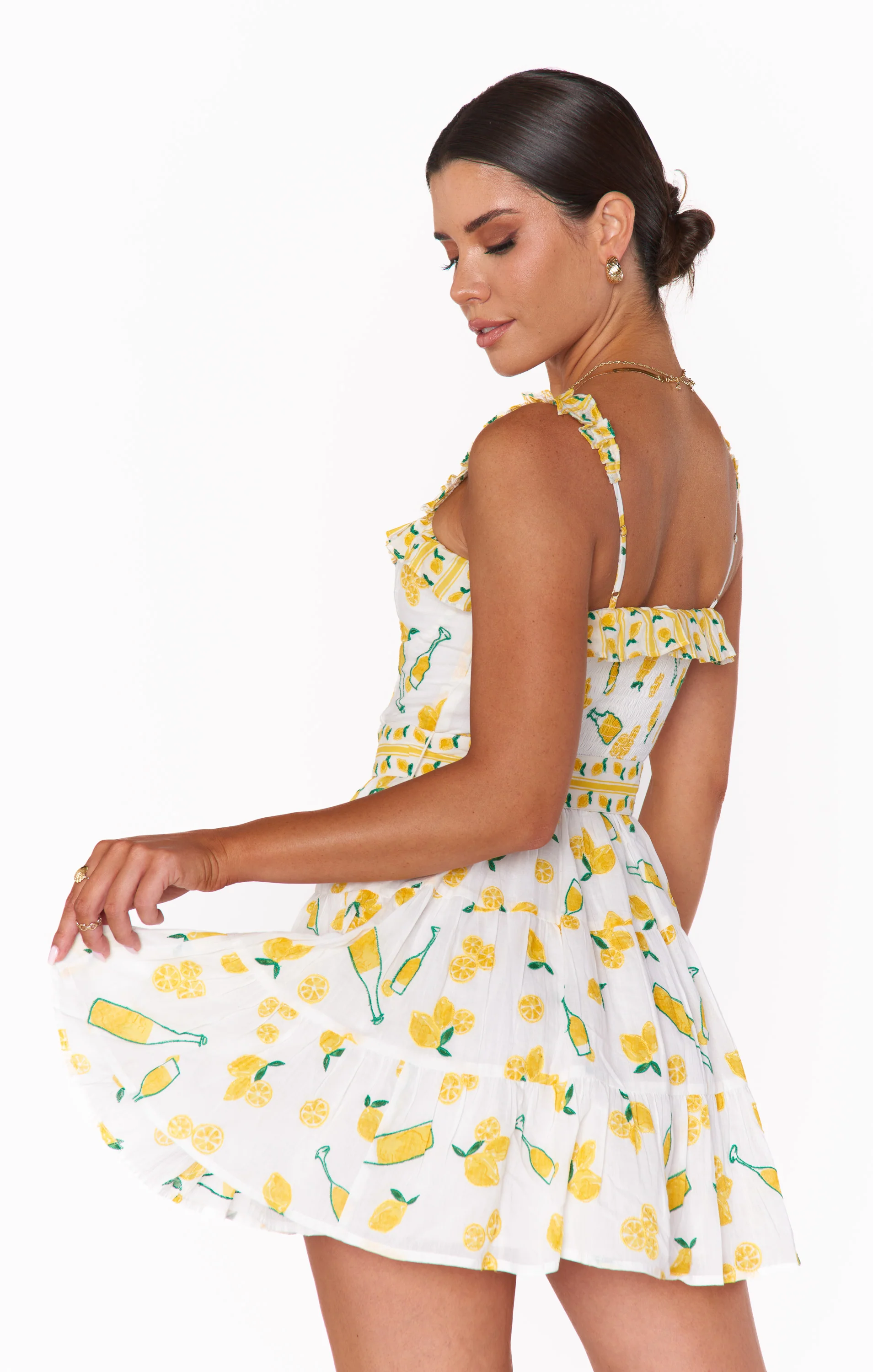 Jolene Mini Dress ~ Limoncello Embroidery - Image 5