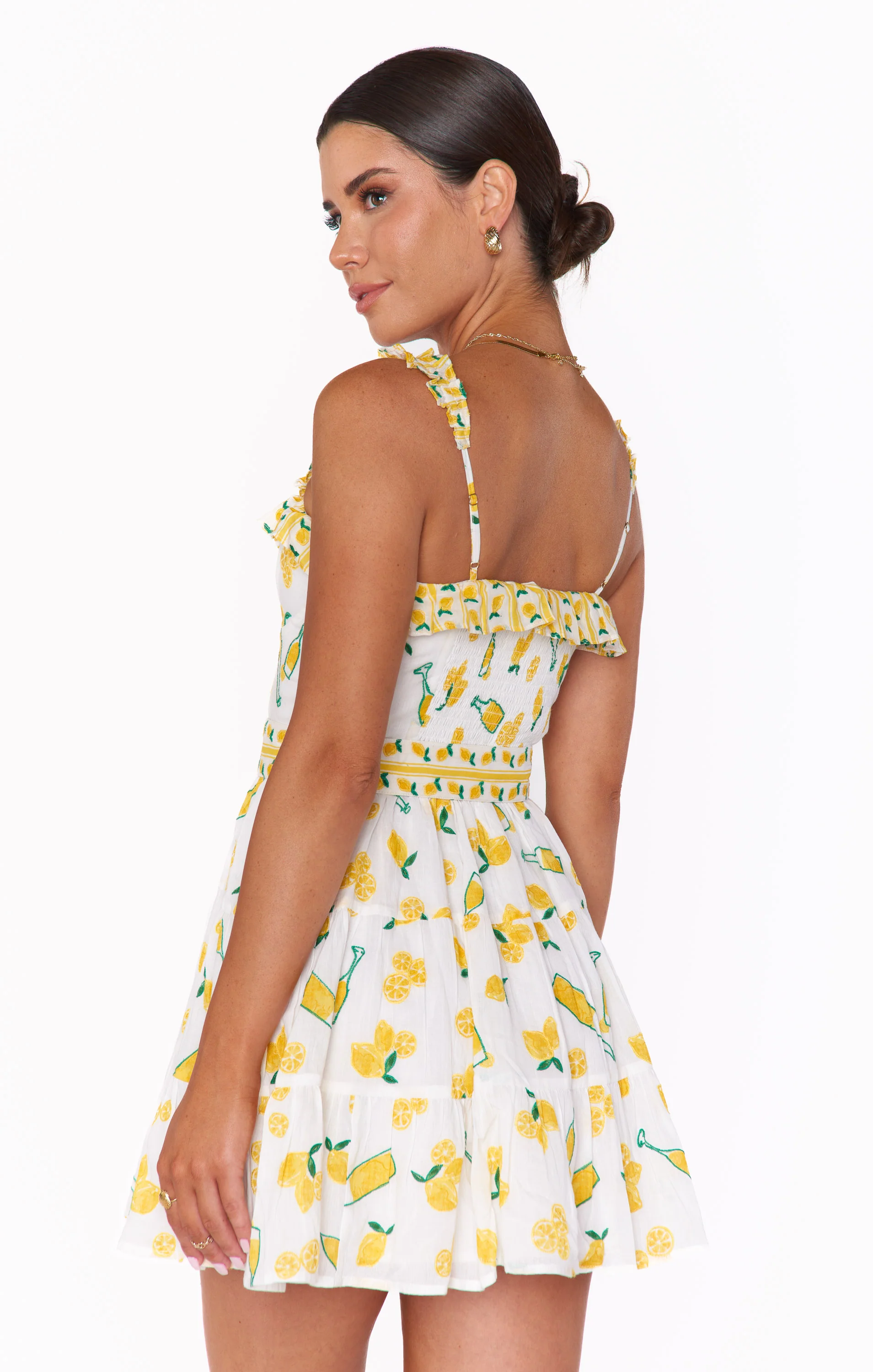 Jolene Mini Dress ~ Limoncello Embroidery - Image 7
