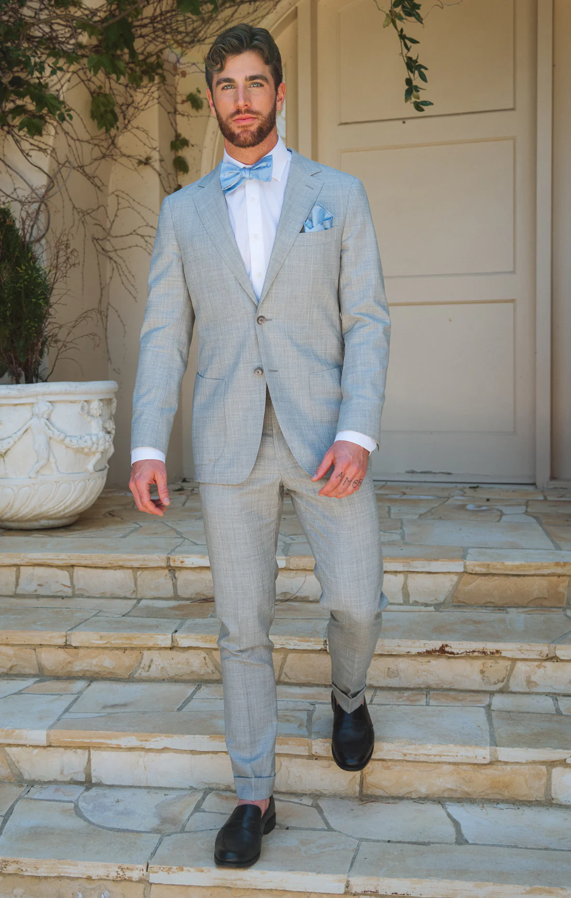 Josh Bow Tie ~ Baby Blue - Image 5