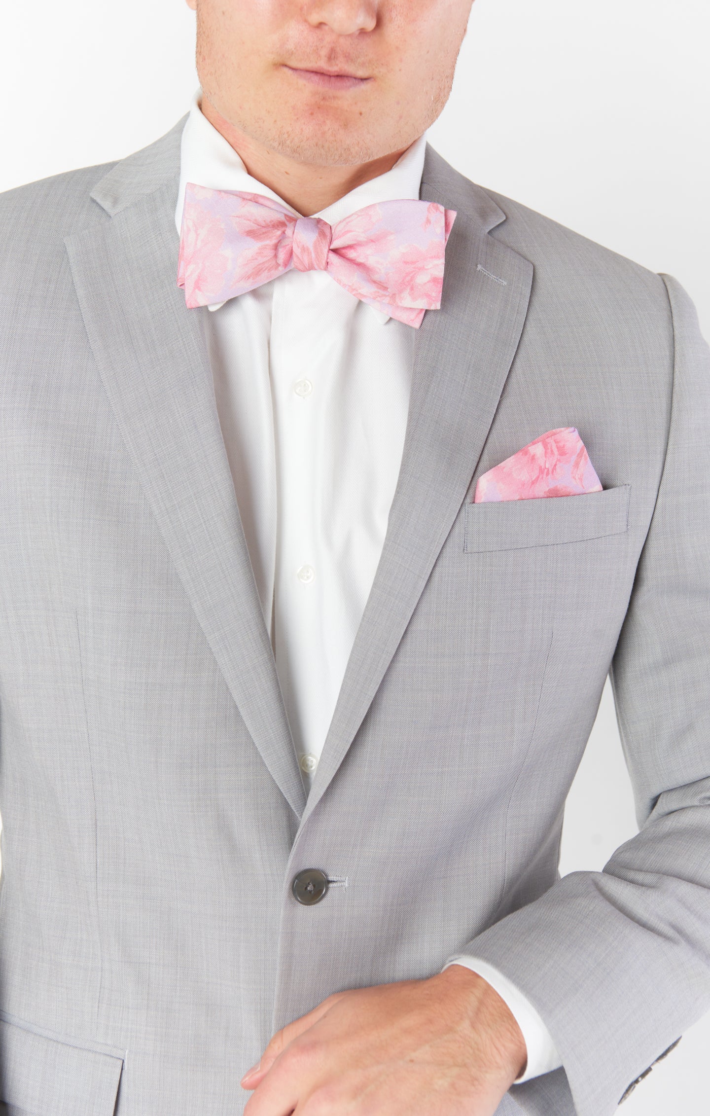 Josh Bow Tie ~ Blushing Floral - Image 6
