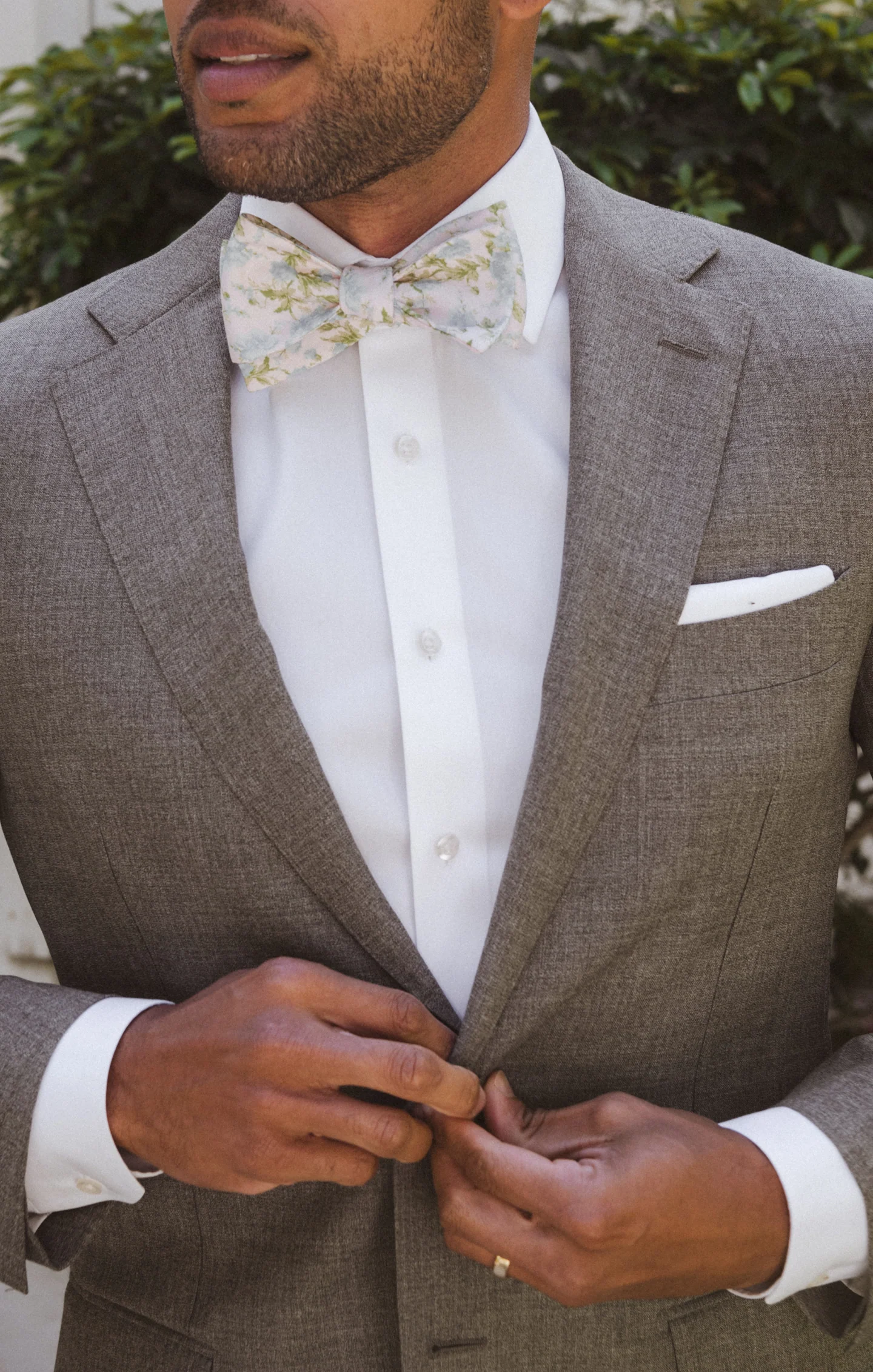 Josh Bow Tie ~ Charming Rose - Image 3
