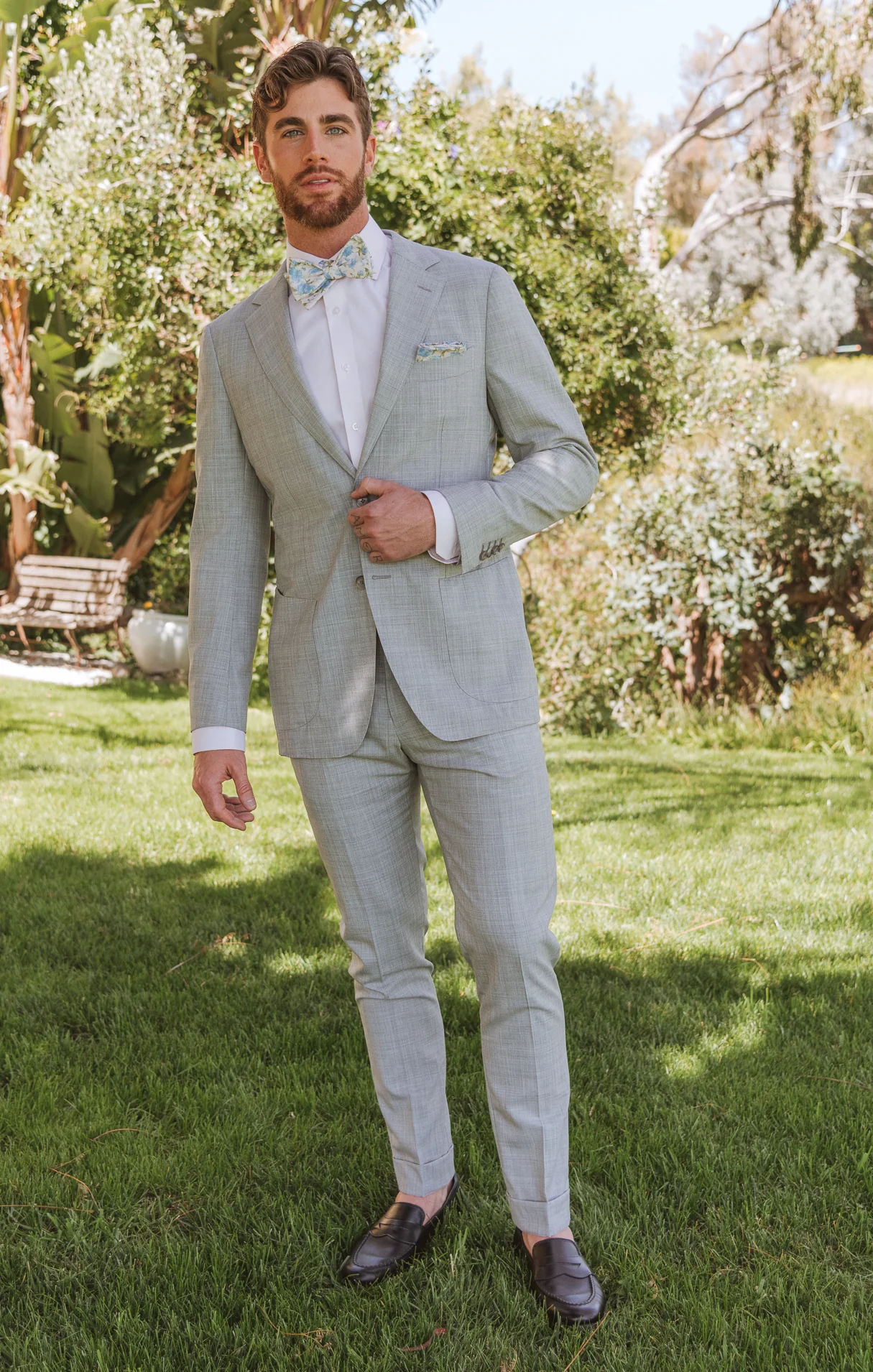 Josh Bow Tie ~ Charming Rose - Image 4
