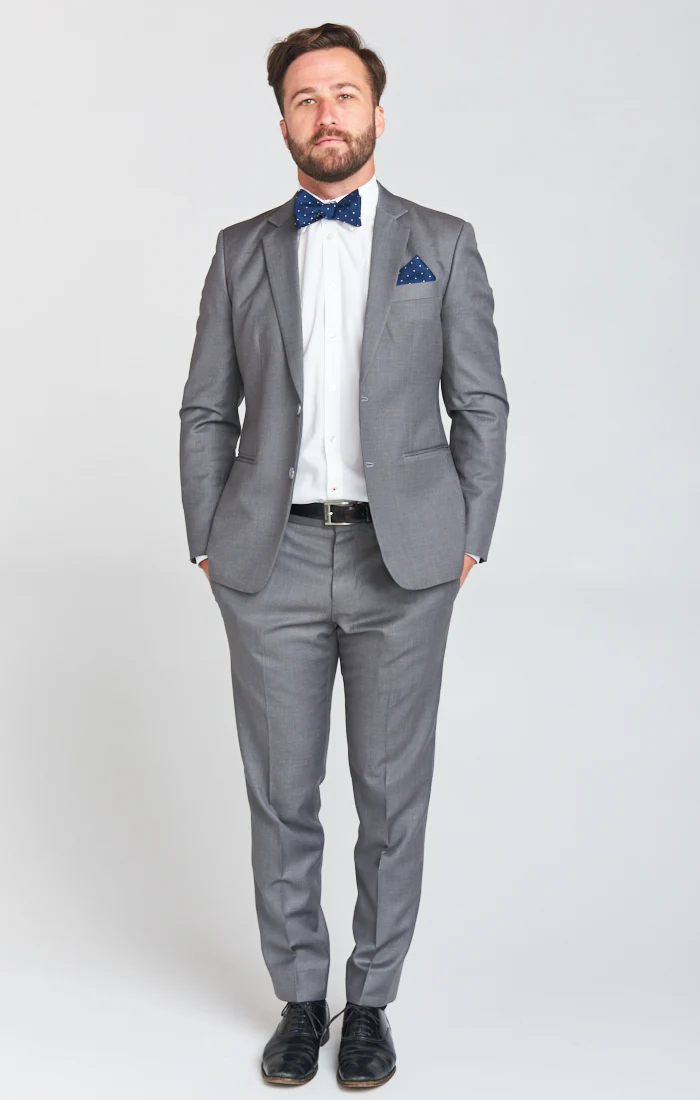 Josh Bow Tie ~ Rich Navy Dot - Image 4