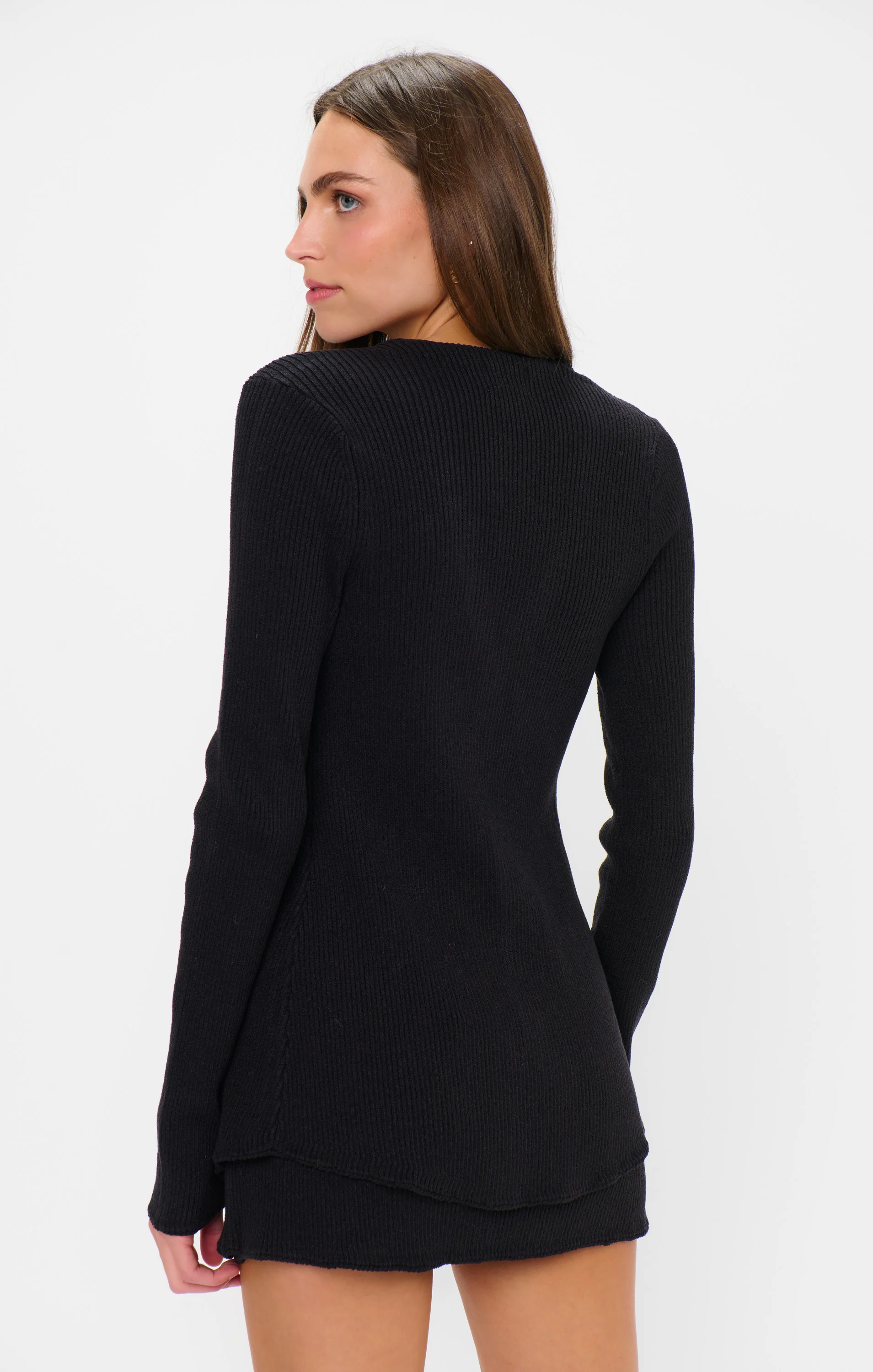 Josie Top ~ Black Rib Knit - Image 5