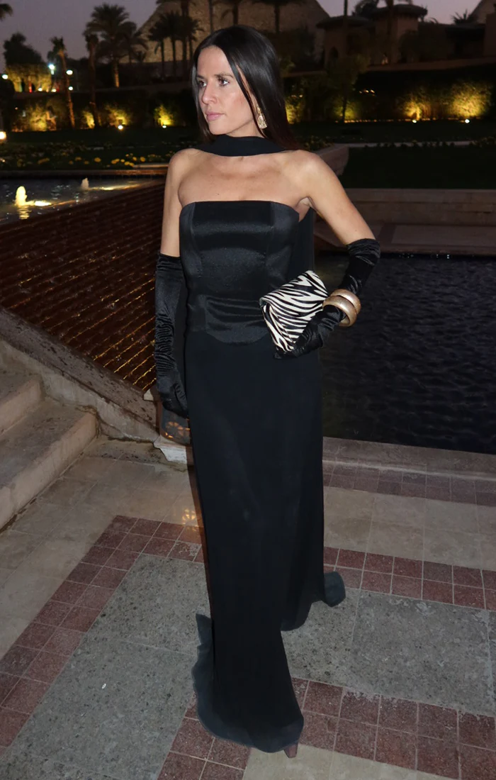 Jules Maxi Dress ~ Black Chiffon - Image 2