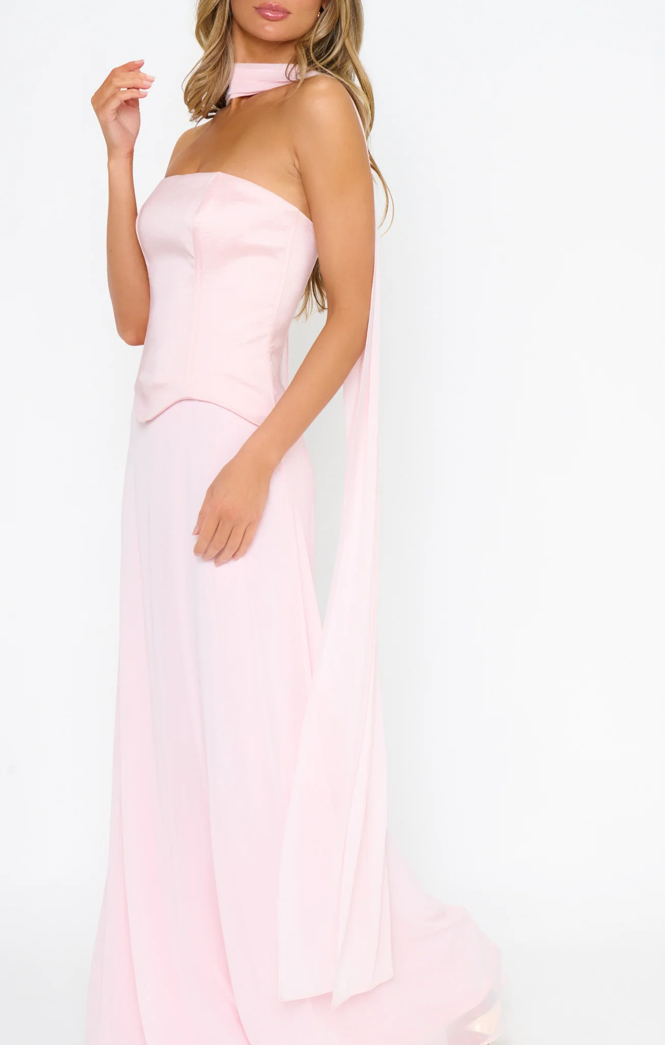 Jules Maxi Dress ~ Powder Pink - Image 4