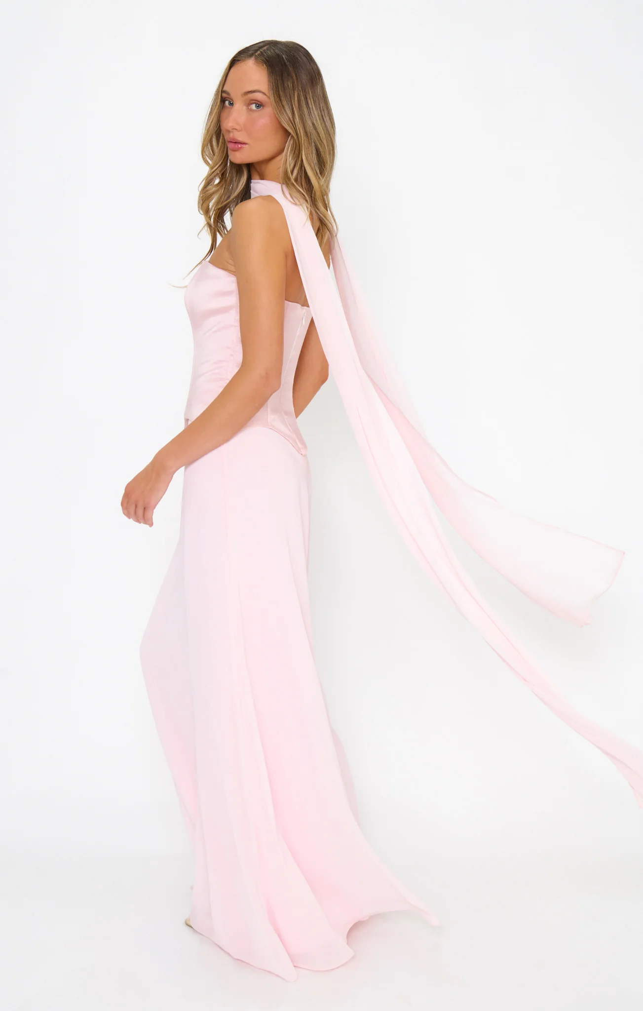 Jules Maxi Dress ~ Powder Pink - Image 5