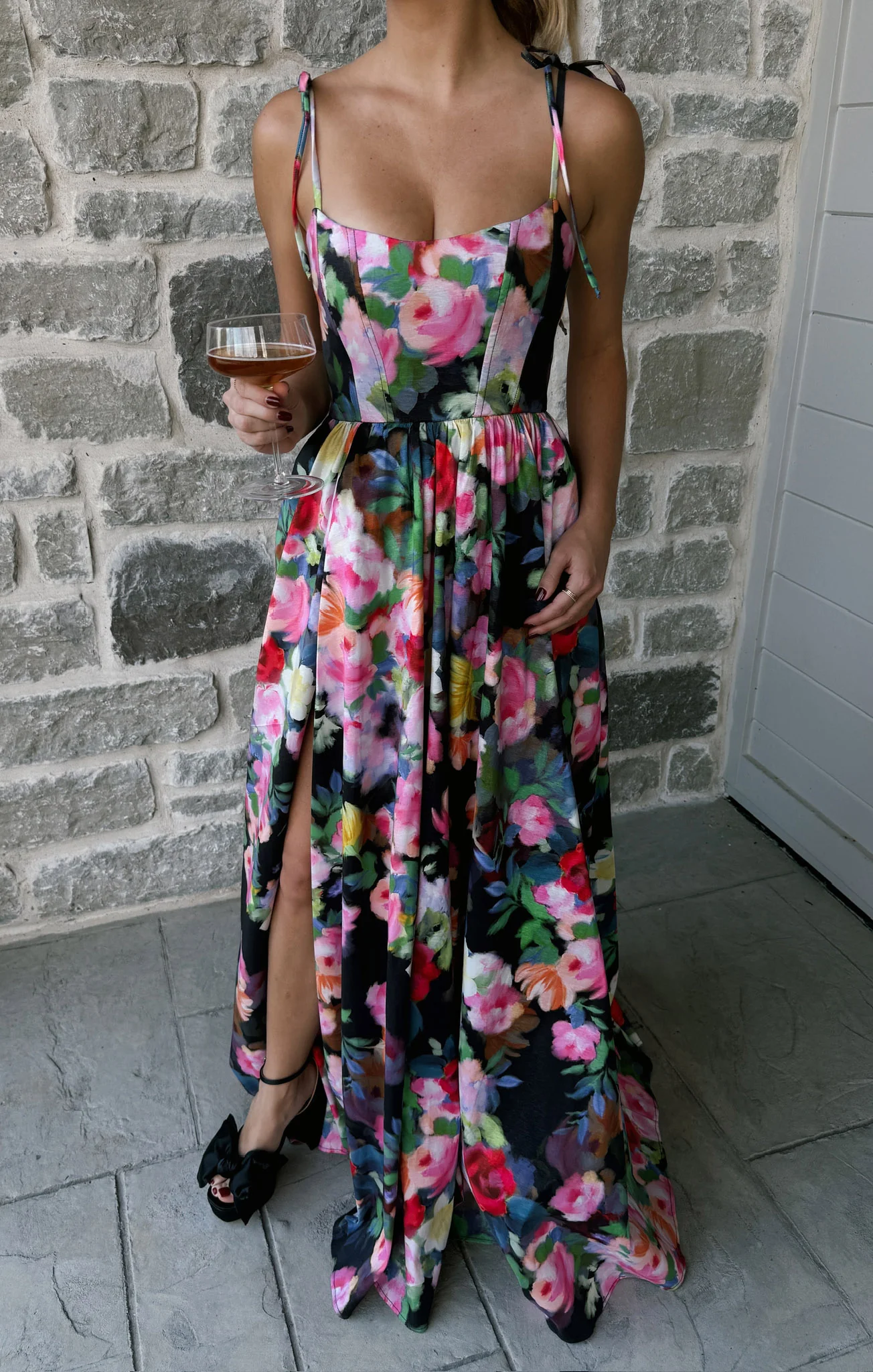Juliet Maxi Dress ~ Moonlit Garden Gala Taffeta - Image 3