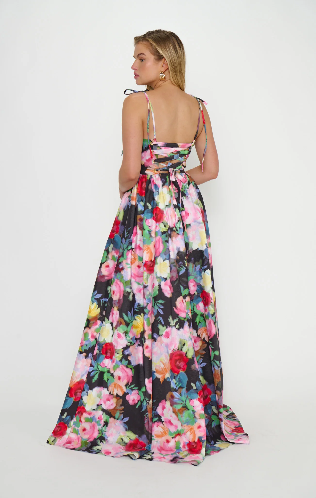 Juliet Maxi Dress ~ Moonlit Garden Gala Taffeta - Image 4