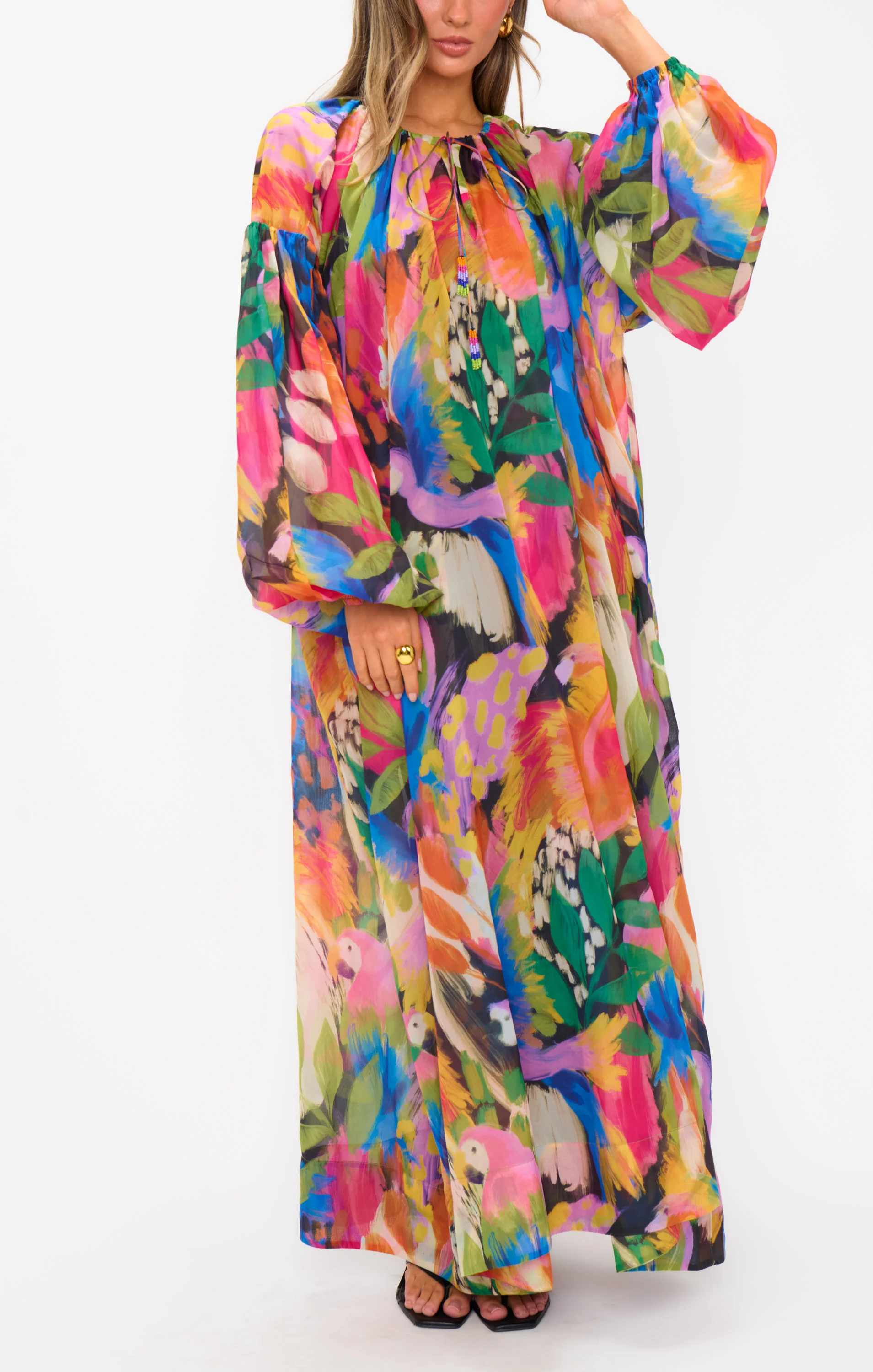 Karla Maxi Dress ~ Midnight in Rio - Image 3