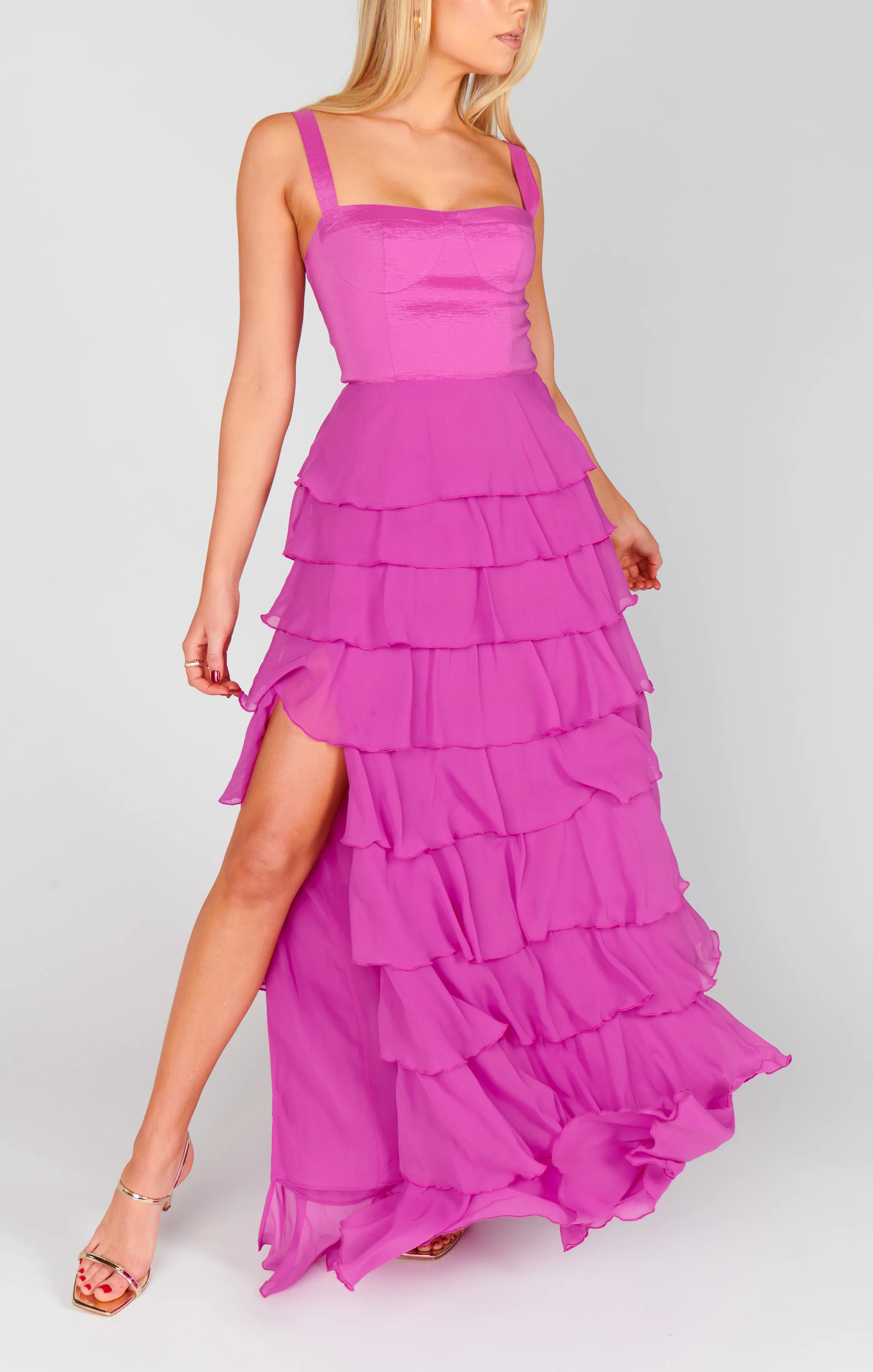 Katarina Maxi Dress ~ Magenta Majesty - Image 4