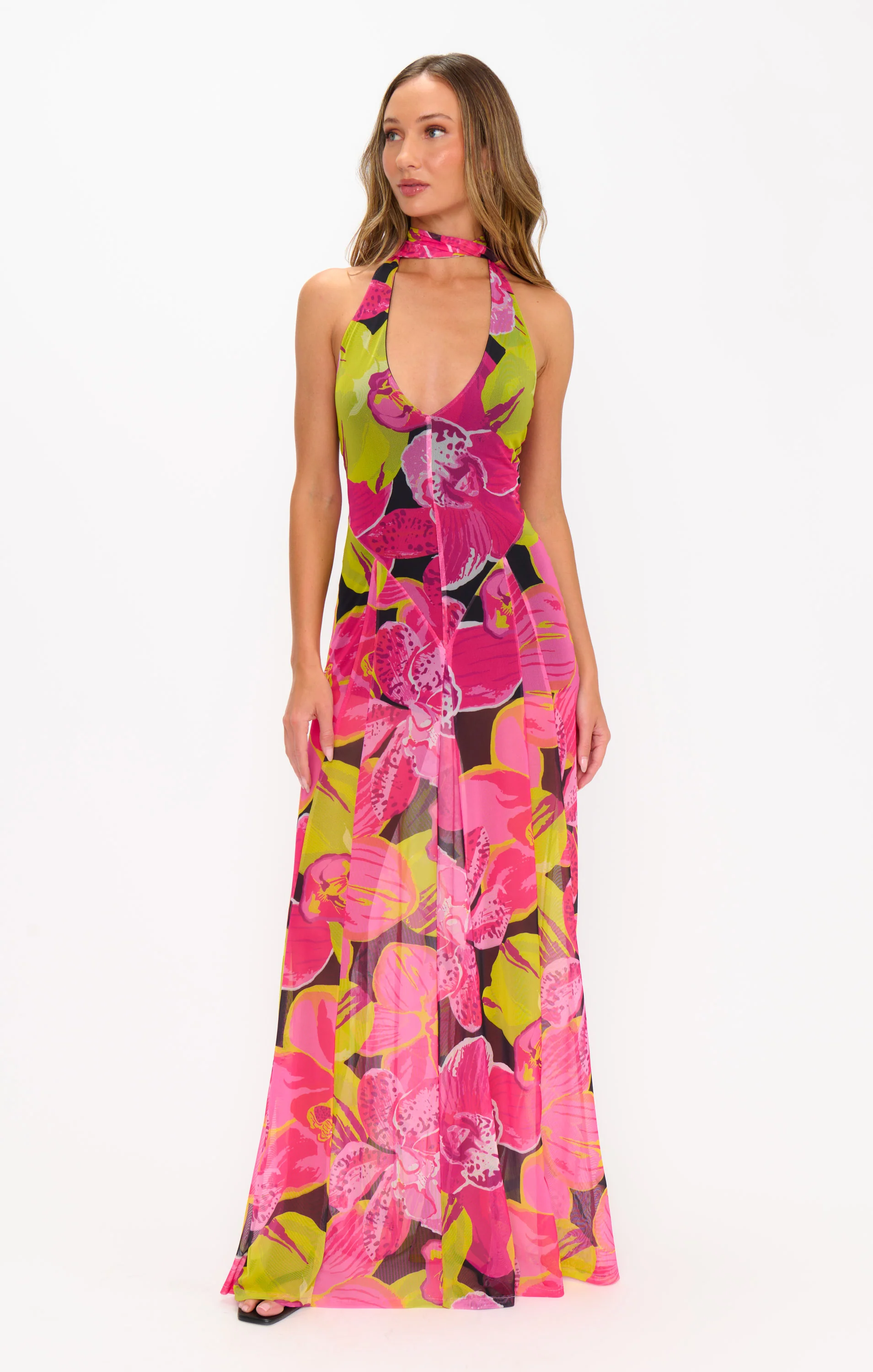 Katia Maxi Dress ~ Tropic Nights Mesh - Image 6