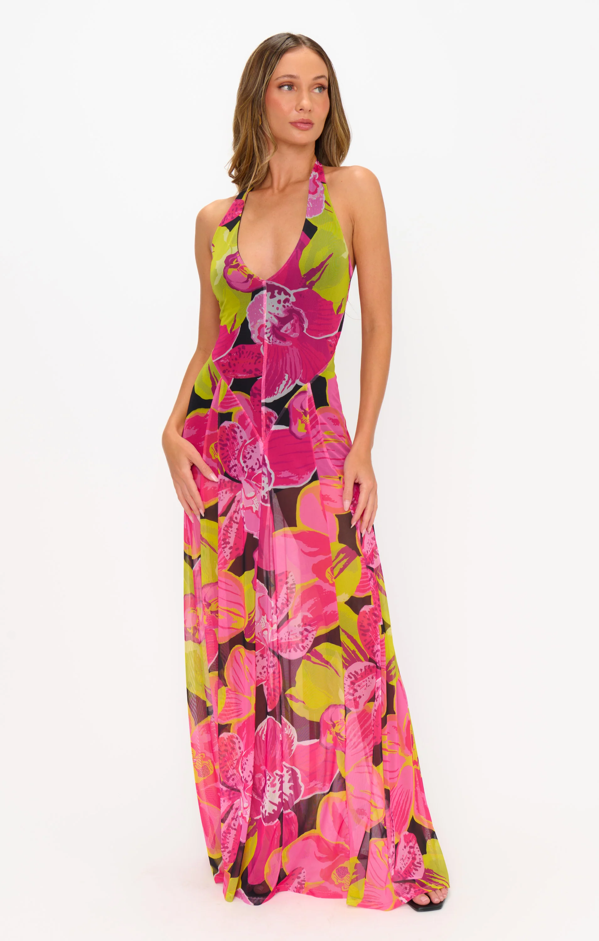 Katia Maxi Dress ~ Tropic Nights Mesh - Image 7
