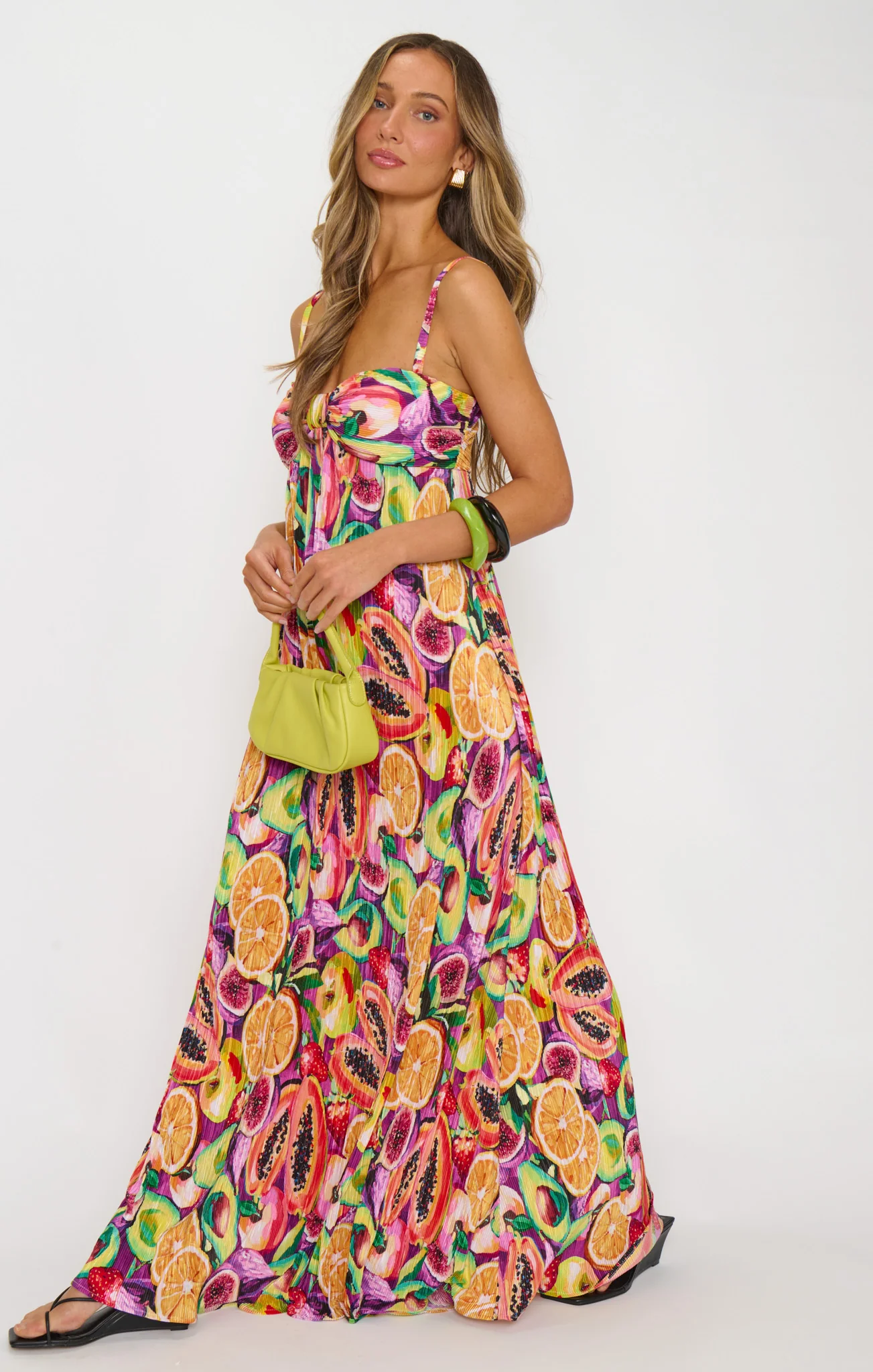 Kaya Maxi Dress ~ Fruit Slices - Image 4
