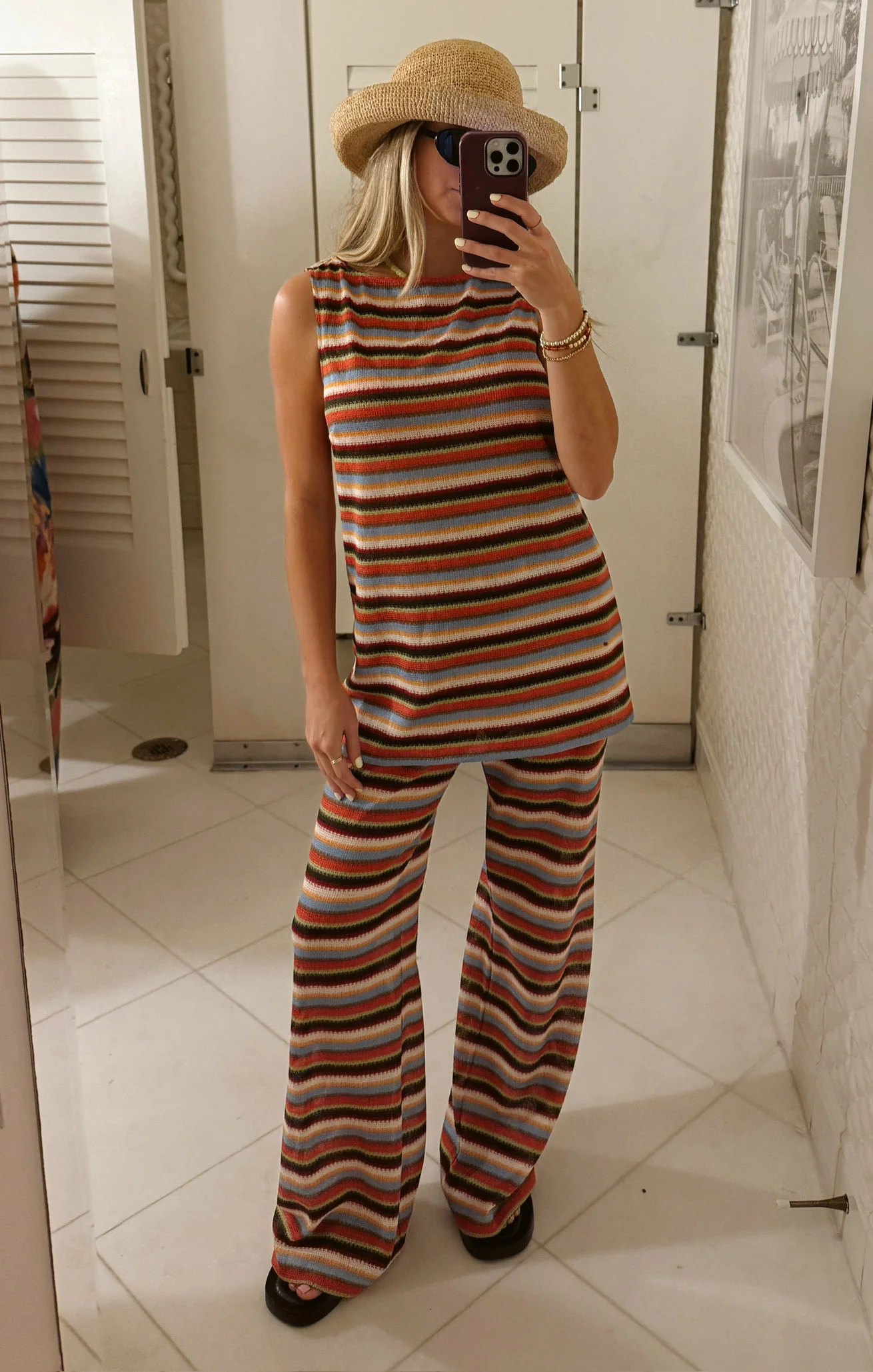 Kenny Pants ~ Sunkissed Stripe Knit