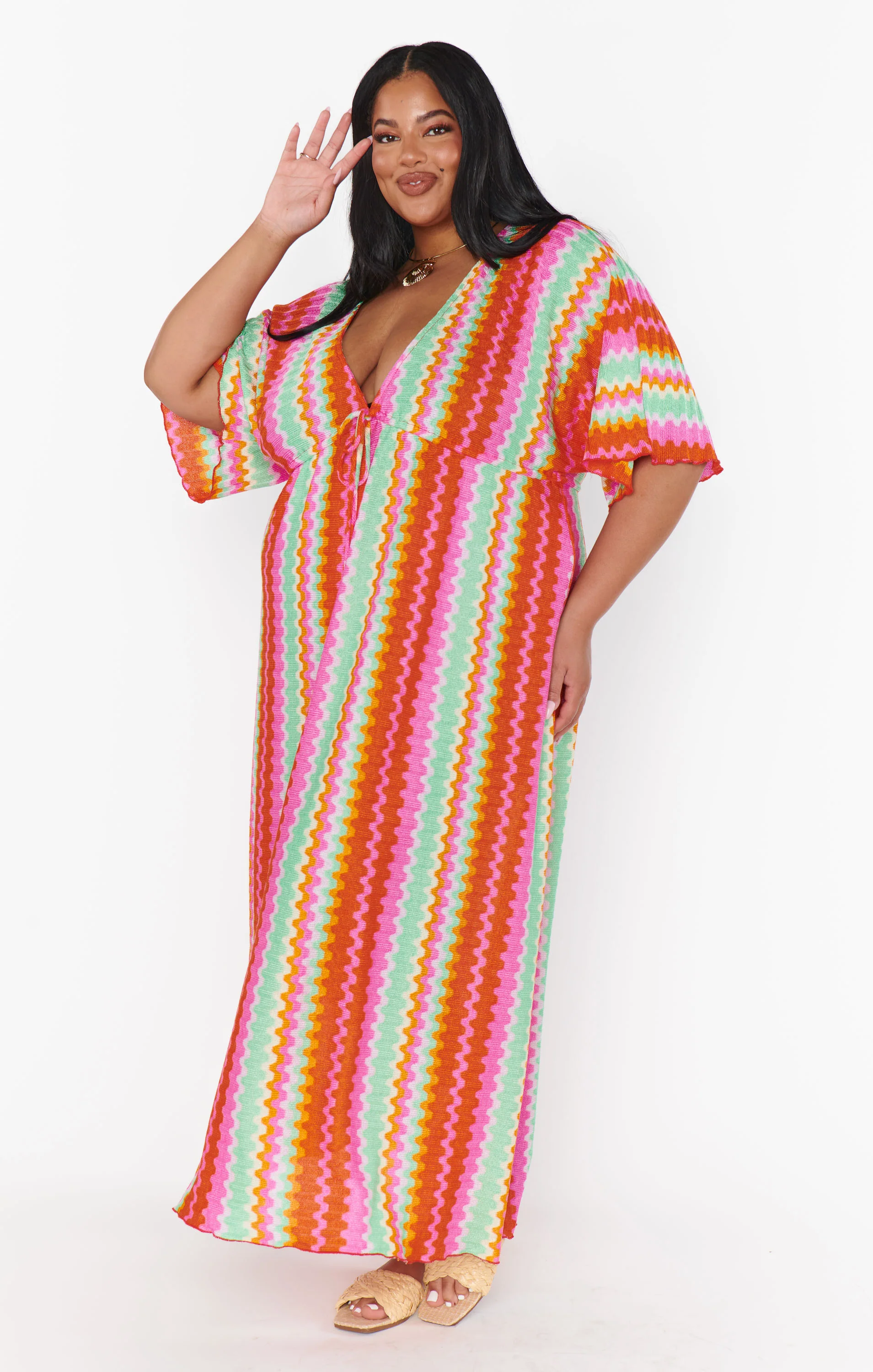 Kenzie Maxi Dress ~ Cabo Groovy Knit - Image 8