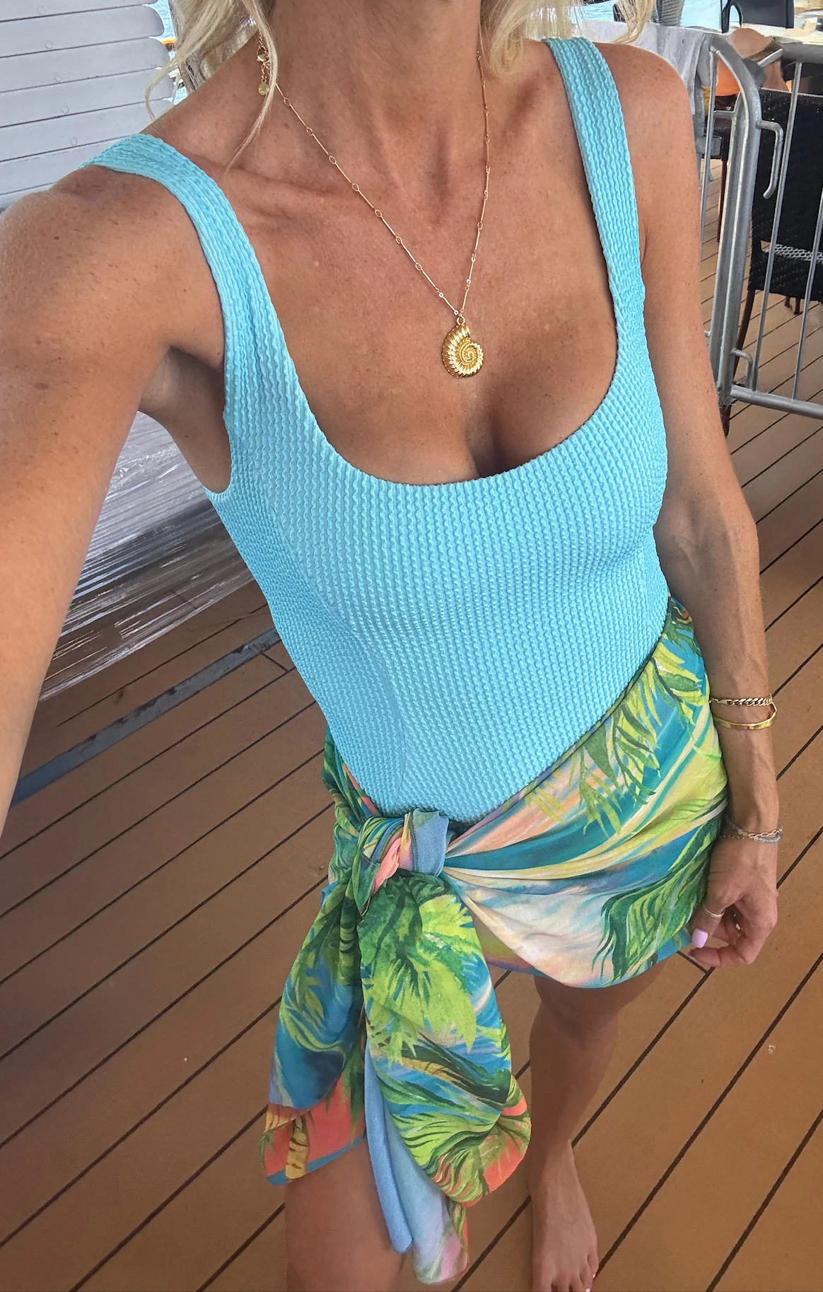 Kiran Long Sarong ~ Sunset Beach - Image 3