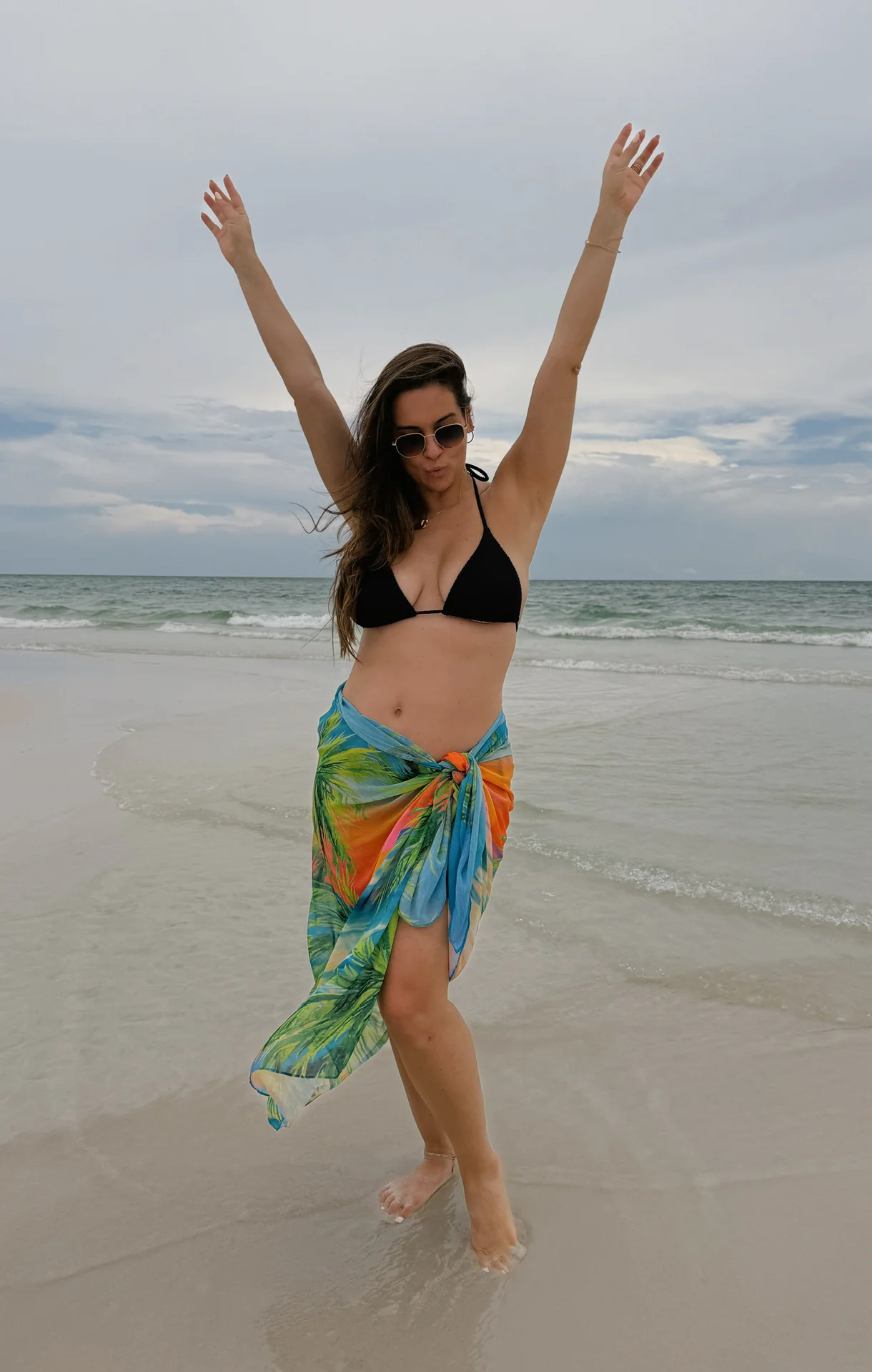 Kiran Long Sarong ~ Sunset Beach - Image 8