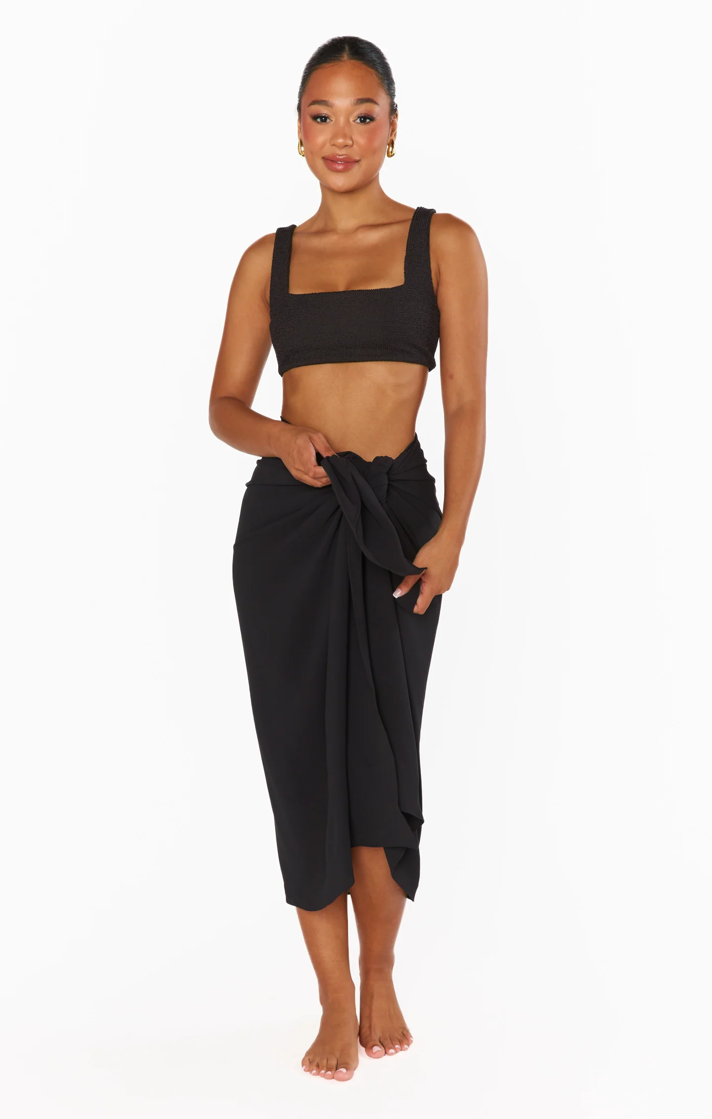 Kiran Sarong ~ Black - Image 4