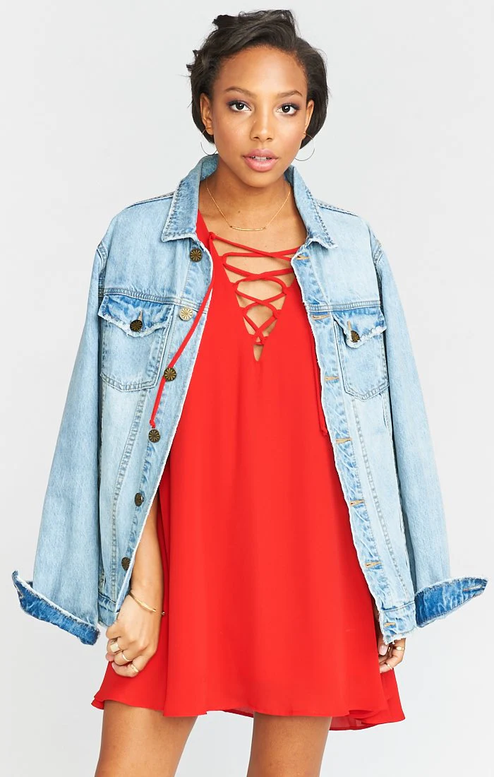 Kylie Lace Up Dress - Image 2