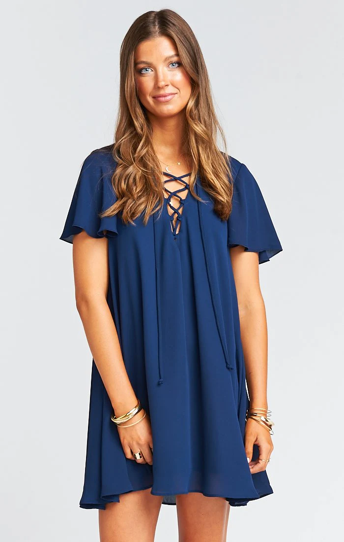 Kylie Lace Up Dress - Image 5