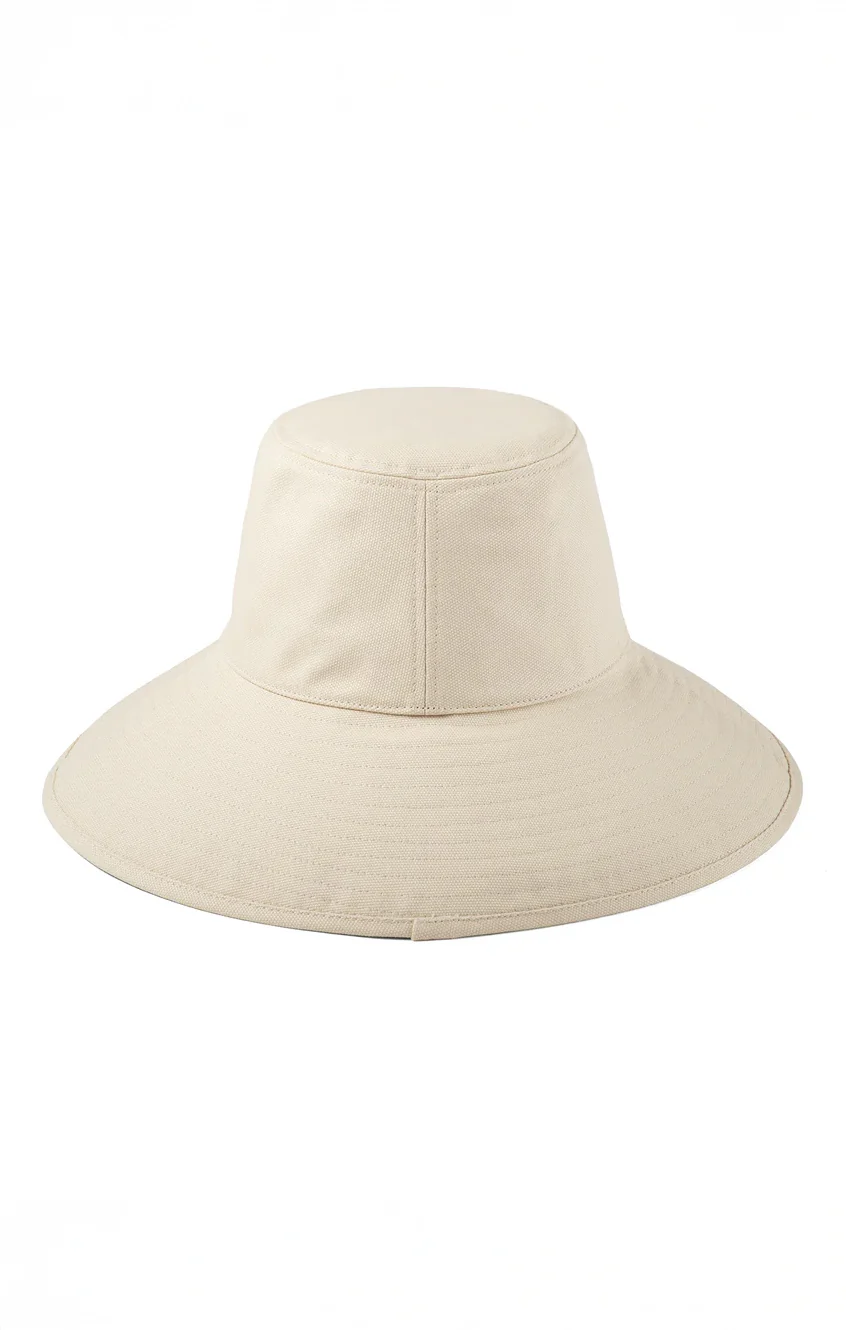 Lack of Color Holiday Bucket Hat ~ Beige Canvas - Image 4