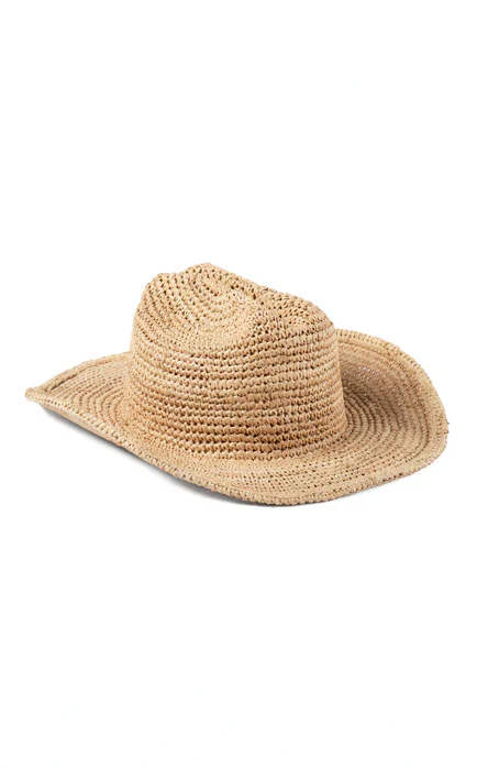 Lack of Color Raffia Cowboy Hat ~ Natural - Image 3